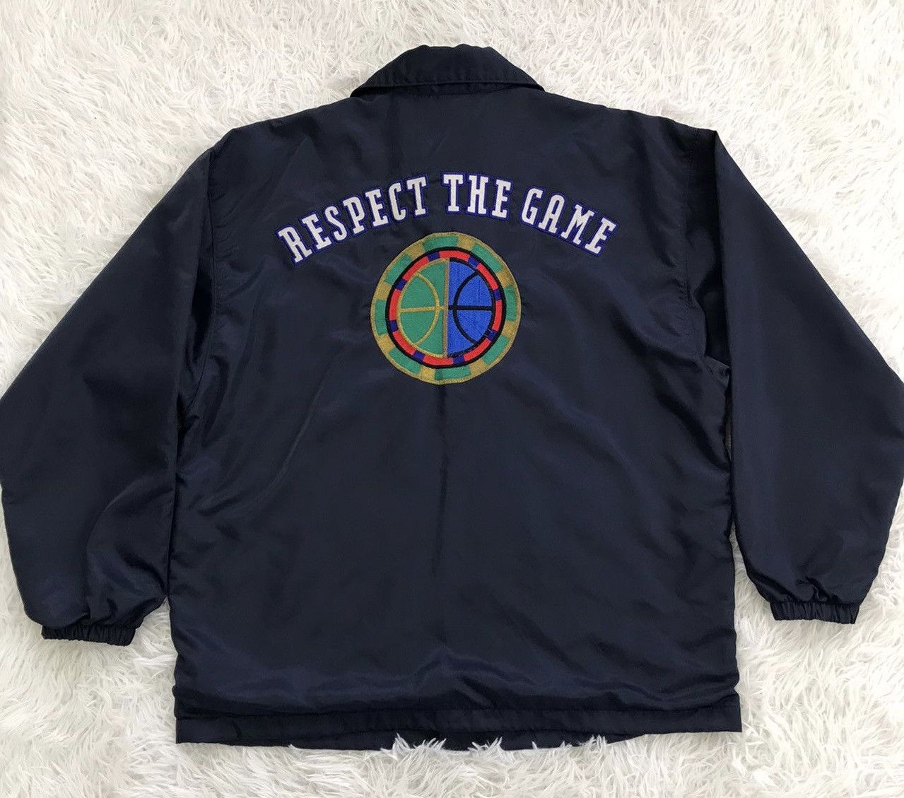 Nike Vtg 80s-90s Nike Basketball 20th Anniversary Jacket Size US L / EU 52-54 / 3 - 2 Thumbnail