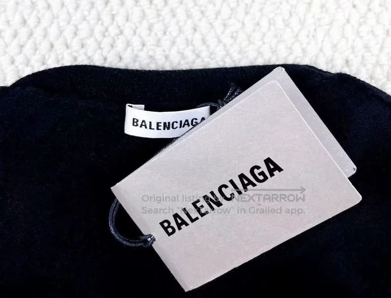Balenciaga Balenciaga Embroidered Logo Turtleneck Sweater. Size US S / EU 44-46 / 1 - 3 Thumbnail