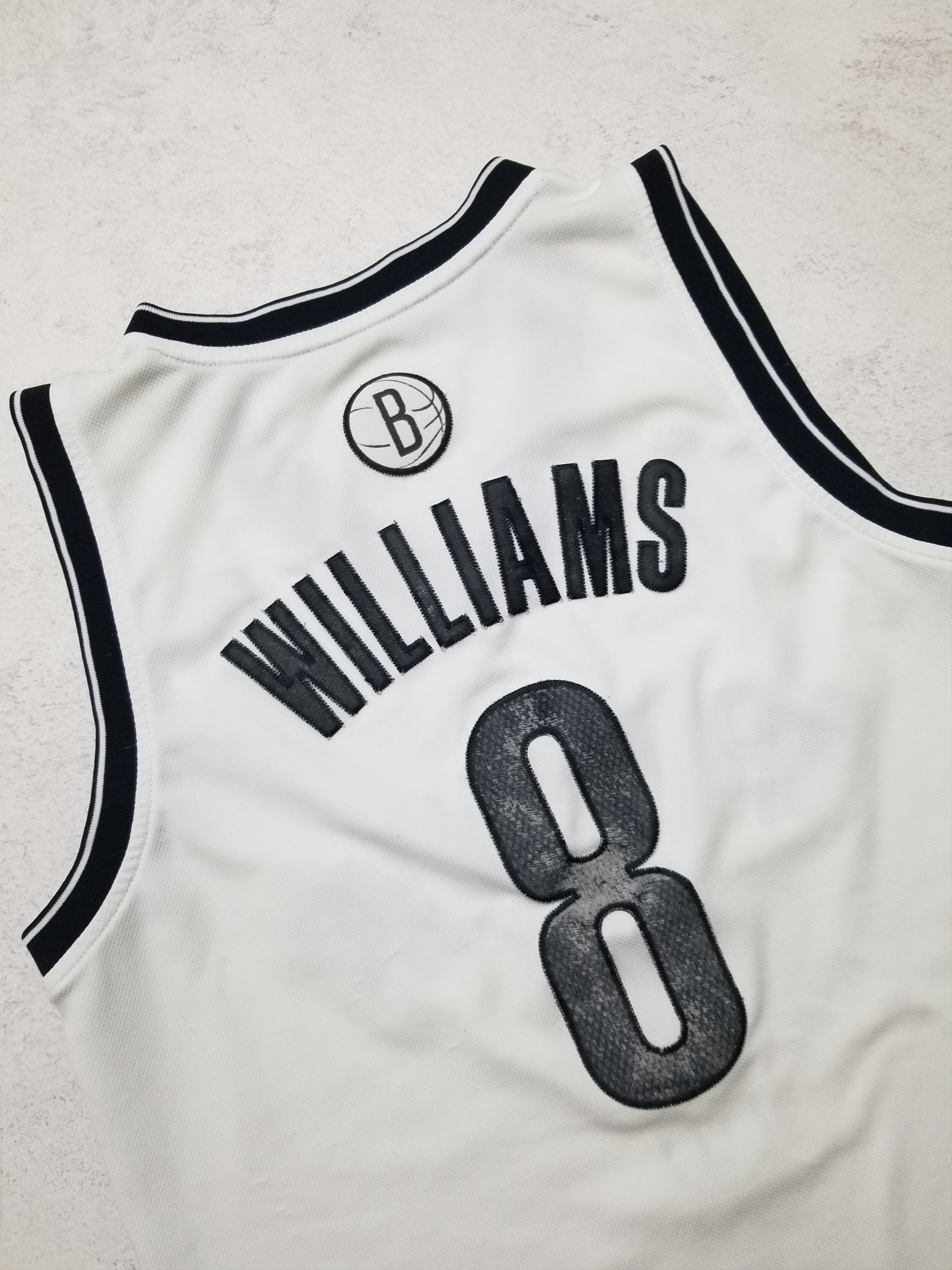 Adidas Brooklyn Nets Deron Williams #8 Basketball Stitched Jersey Size US S / EU 44-46 / 1 - 10 Thumbnail