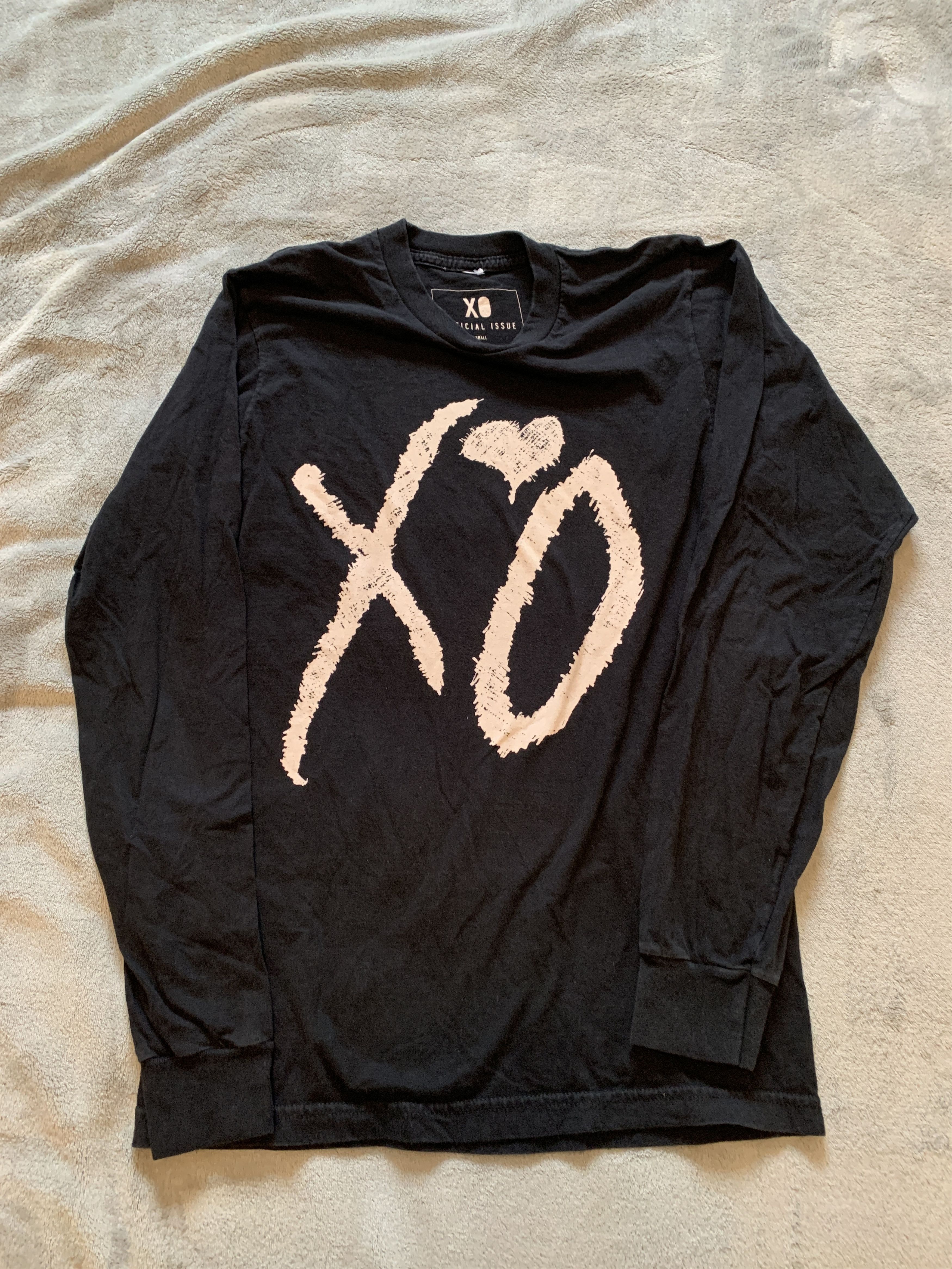 image of The Weeknd Official Issue Xo 2014 Long Sleeve in Black, Men's (Size Small)