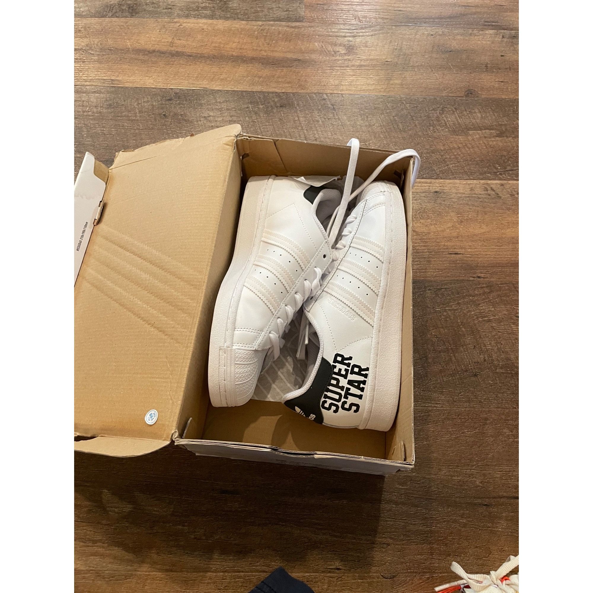 Adidas Adidas Superstar ‘Varsity Pack’ White/Black Sneakers Men’s 7 Size US 7.5 / EU 40-41 - 3 Thumbnail