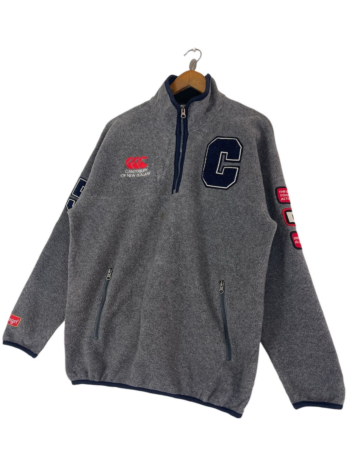 Canterbury of New Zealand × Vintage CANTERBURY OF NEW ZEALAND FLEECE HALF ZIPPER JACKET Size US M / EU 48-50 / 2 - 3 Thumbnail