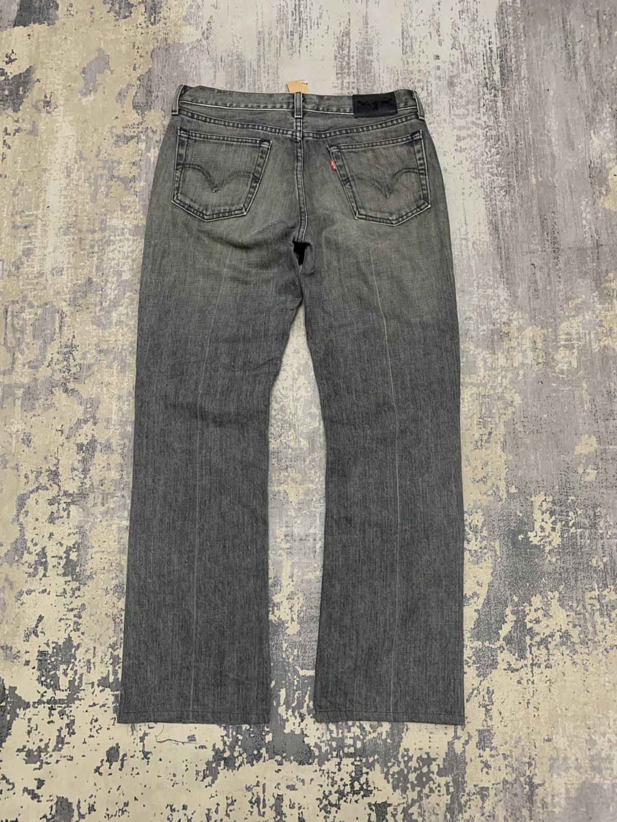 Levi's Vintage Levi's Washed Grey Flared Bootcut Jeans Y2K Red Tab Size US 32 / EU 48 - 8 Thumbnail