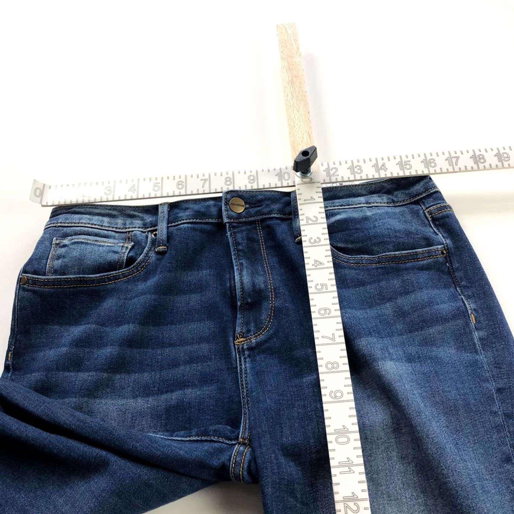 Vintage Driftwood Kelly Jeans Denim Bootcut Blue Mid Rise 31x33 (Fits 32W 31L) Size 24" / US 00 / IT 34 - 7 Thumbnail