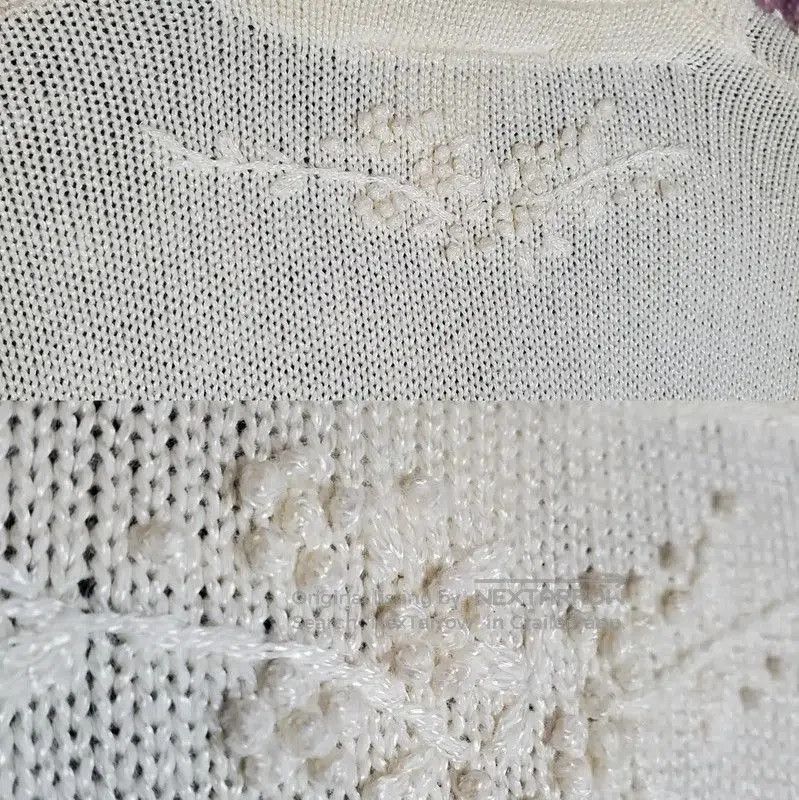 Dior Dior Beige Cotton Blend Embroidered Long Sleeve Top . Size M / US 6-8 / IT 42-44 - 7 Thumbnail