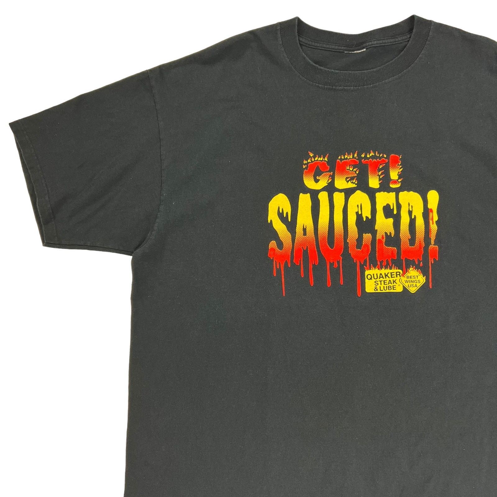 Vintage Vintage Y2K Get Sauced! Quaker steak & lube tee (XXL) Size US XXL / EU 58 / 5 - 2 Thumbnail