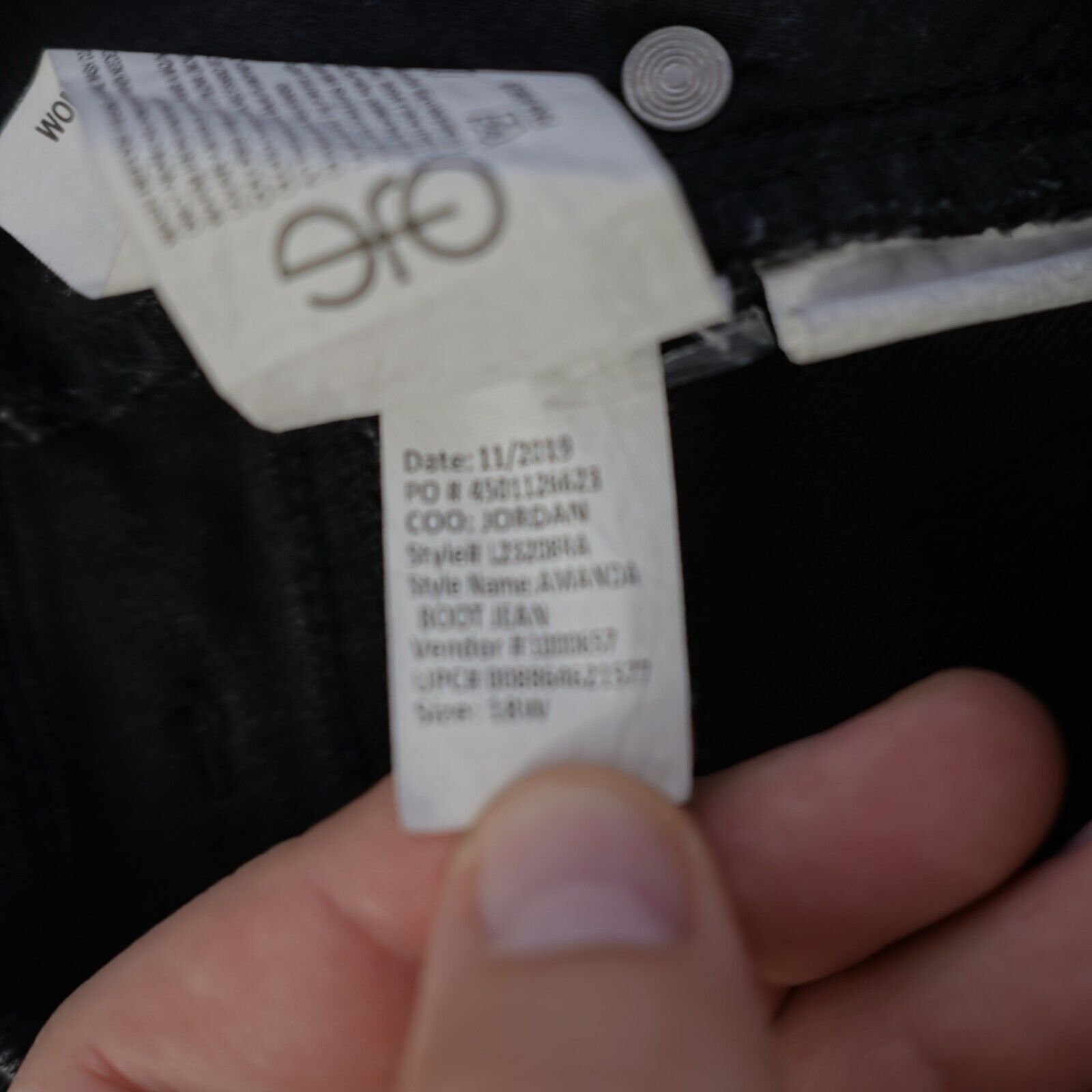 Gloria Vanderbilt Gloria Vanderbilt Amanda Bootcut Black Denim 18W 40/31 High Size 36" / US 14 / IT 50 - 9 Thumbnail