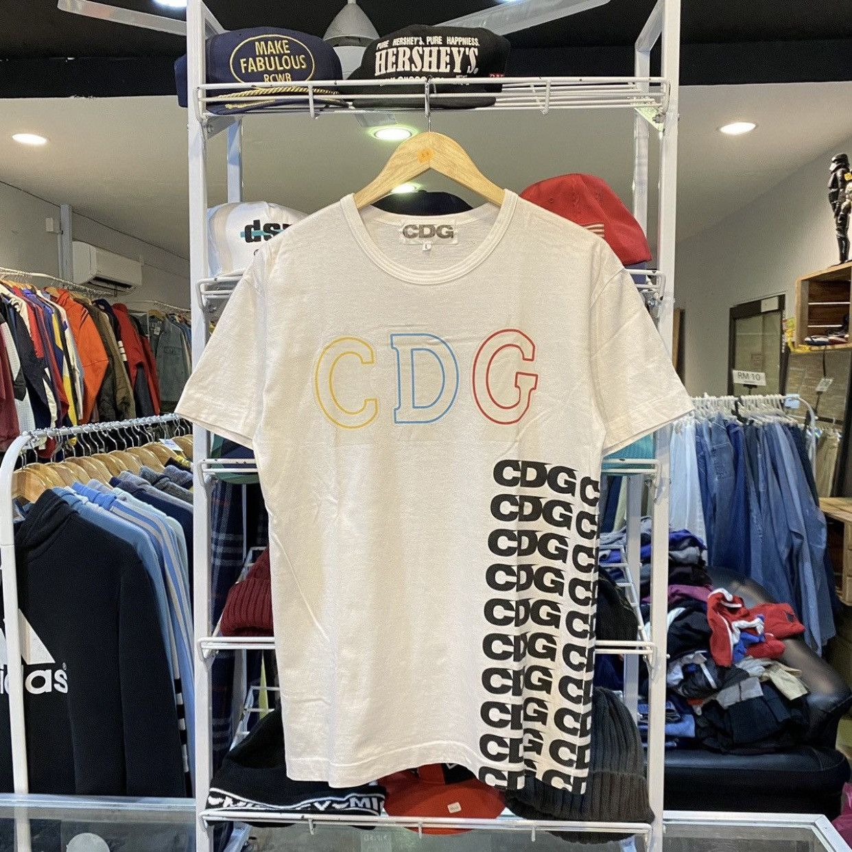 CDG by Comme des Garcons Anti Social Social Club CDG Breaking News Tee L Size US M / EU 48-50 / 2 - 1 Thumbnail