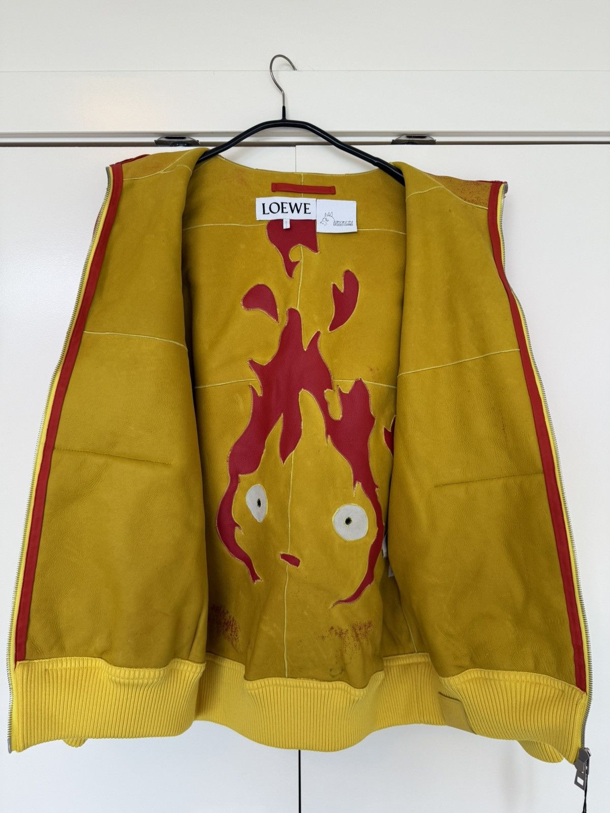 Loewe Loewe x Studio Ghibli Calcifer Shearling Leather Jacket Size US M / EU 48-50 / 2 - 9 Thumbnail