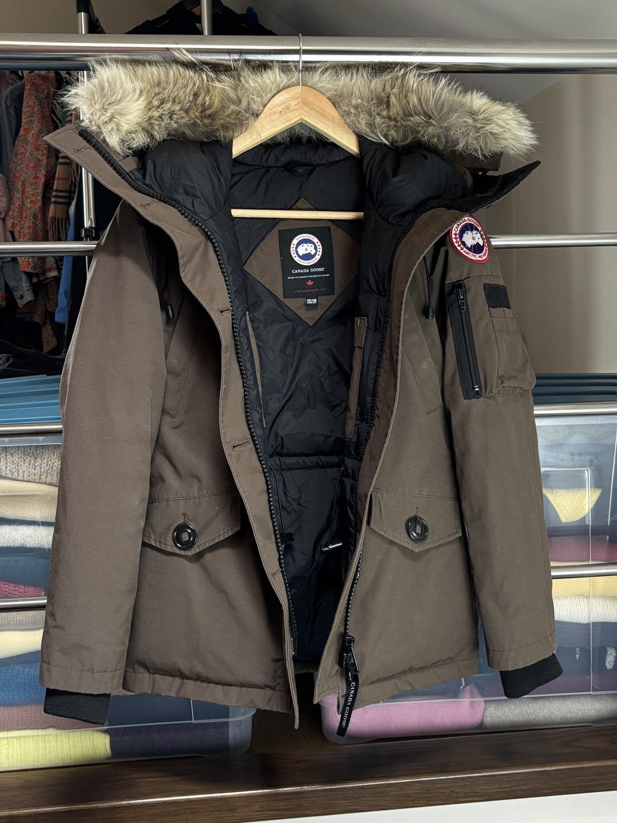 Canada Goose Canada Goose Brown Down Winter Ski Parka Jacket Size XXS / US 00 / IT 34 - 4 Thumbnail