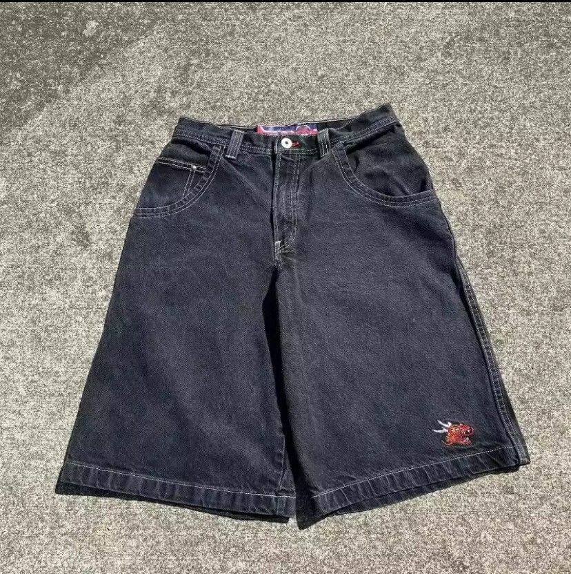 Other × Vintage Y2K Baggy Jorts Denim Shorts 2000s vintage Streetwear Size US 32 / EU 48 - 1 Thumbnail