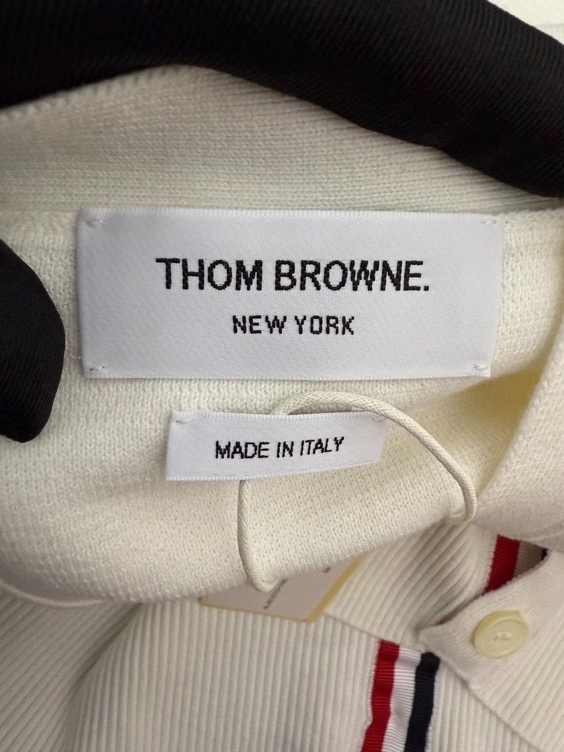 Thom Browne thom browneSlim single-breasted striped knitted cardigan ja Size US S / EU 44-46 / 1 - 7 Thumbnail