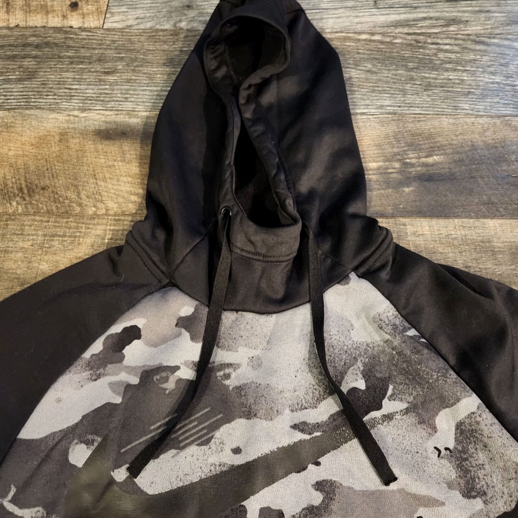 Nike Nike Hoodie Gray Camo Dri Fit Sweatshirt Pullover Mens Small Size US S / EU 44-46 / 1 - 3 Thumbnail