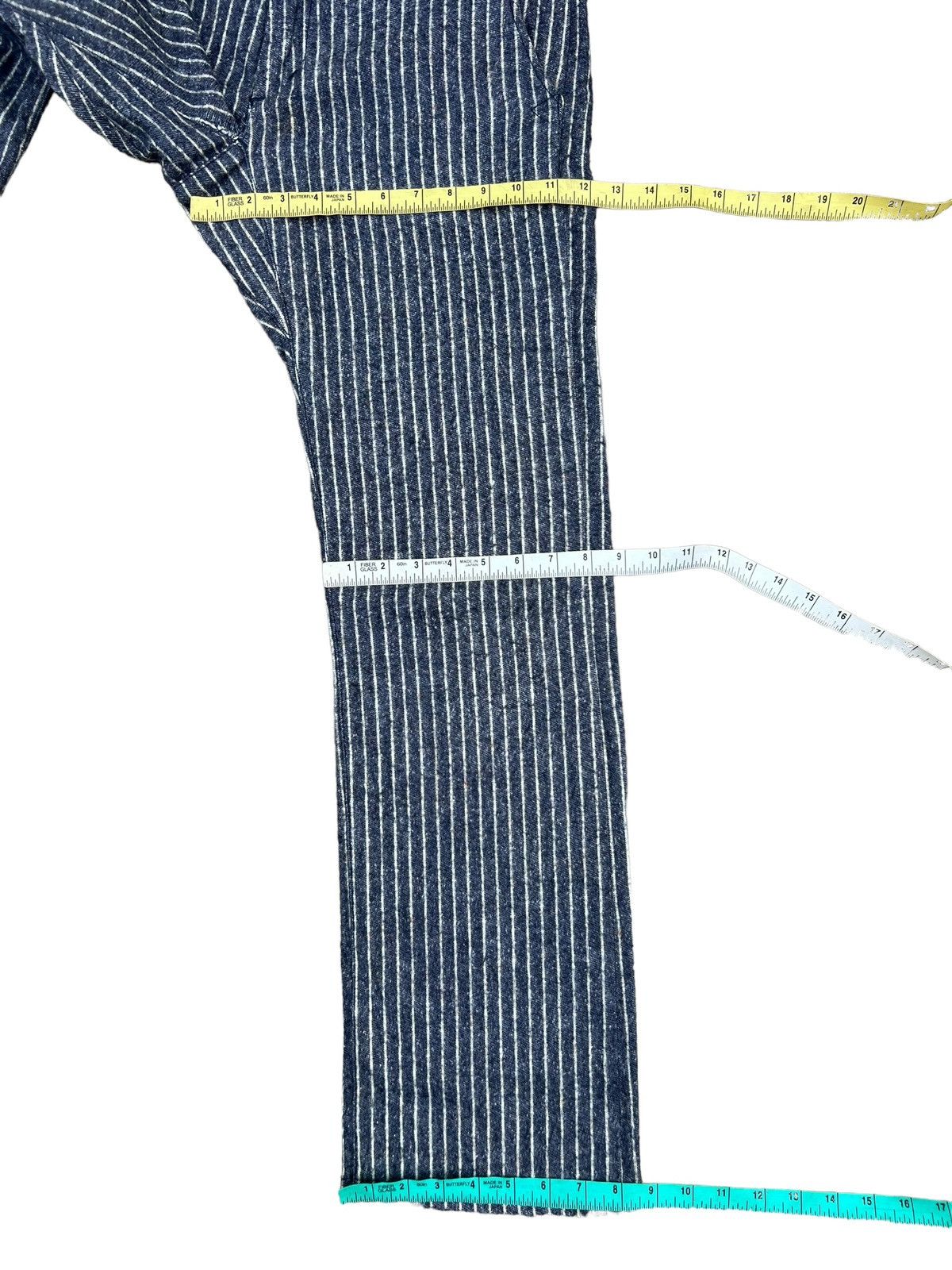 Vintage TMT Classic Japan Cinch Back Striped Trouser Pant Size US 32 / EU 48 - 4 Thumbnail