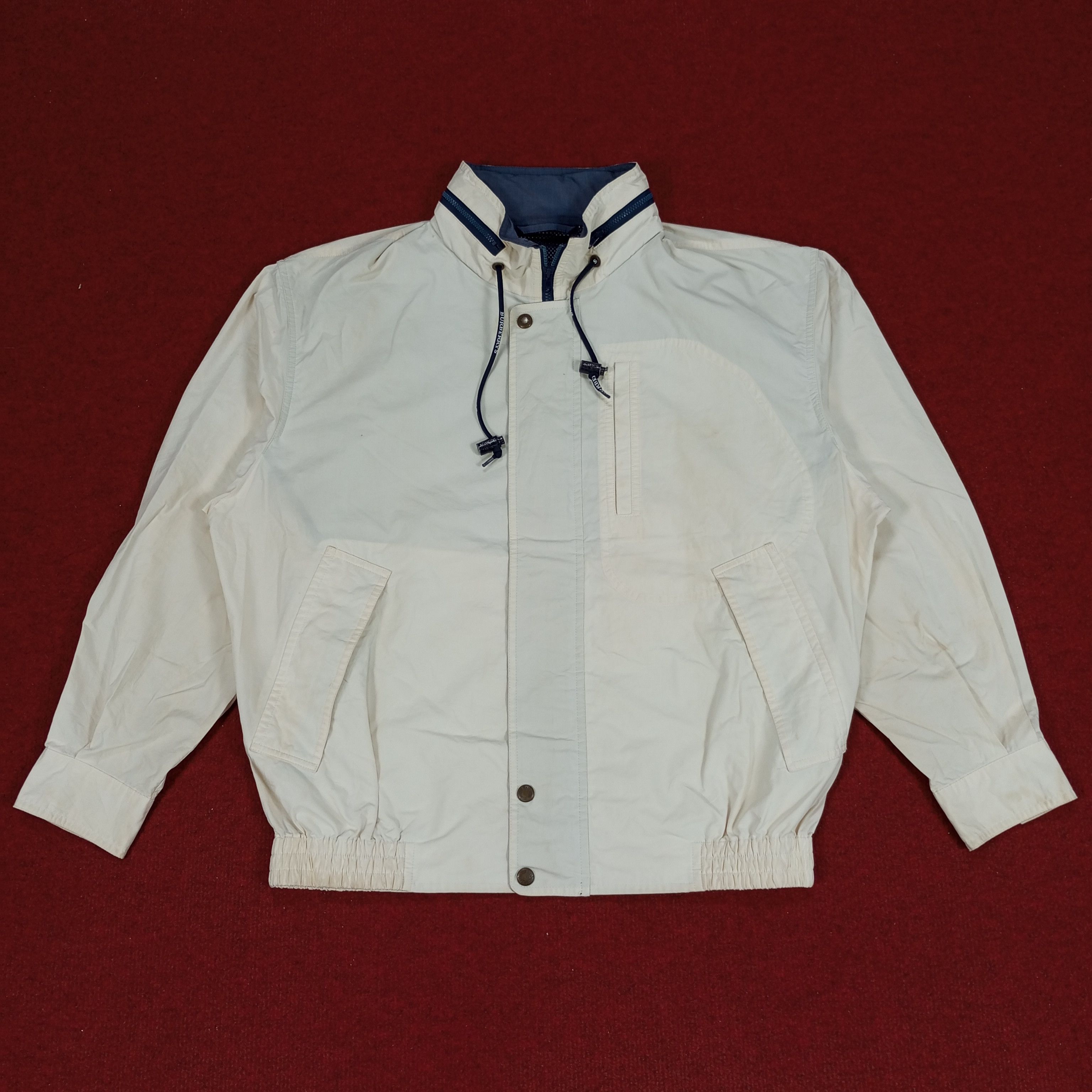 Burberry × Vintage Burberrys Skulls Design Custom Art Windbreaker Jacket Size US L / EU 52-54 / 3 - 3 Thumbnail