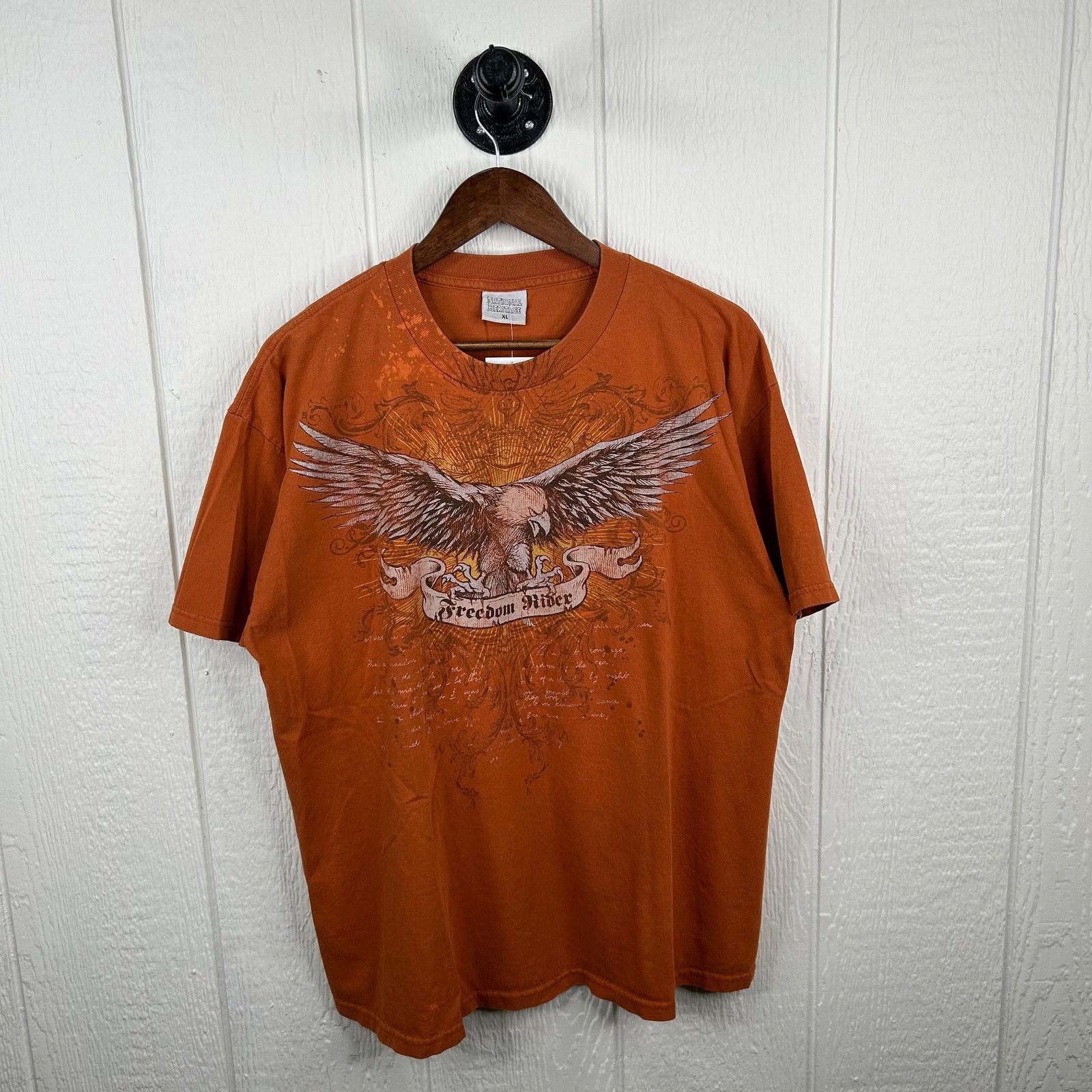 Other Vintage y2k Freedom River Eagle Graphic Tee Size X-Large Size US XL / EU 56 / 4 - 1 Thumbnail