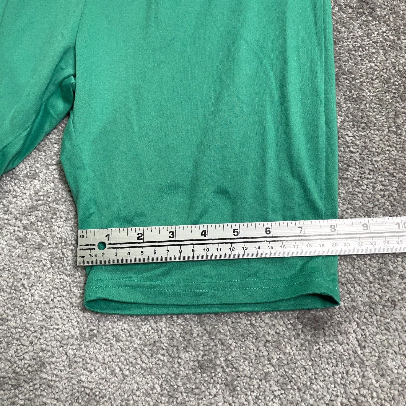 Vintage Unbranded Casual Bike Shorts Womens XL Green Compression Active Gym Yoga 30x9 Size 40" / US 18 - 4 Thumbnail