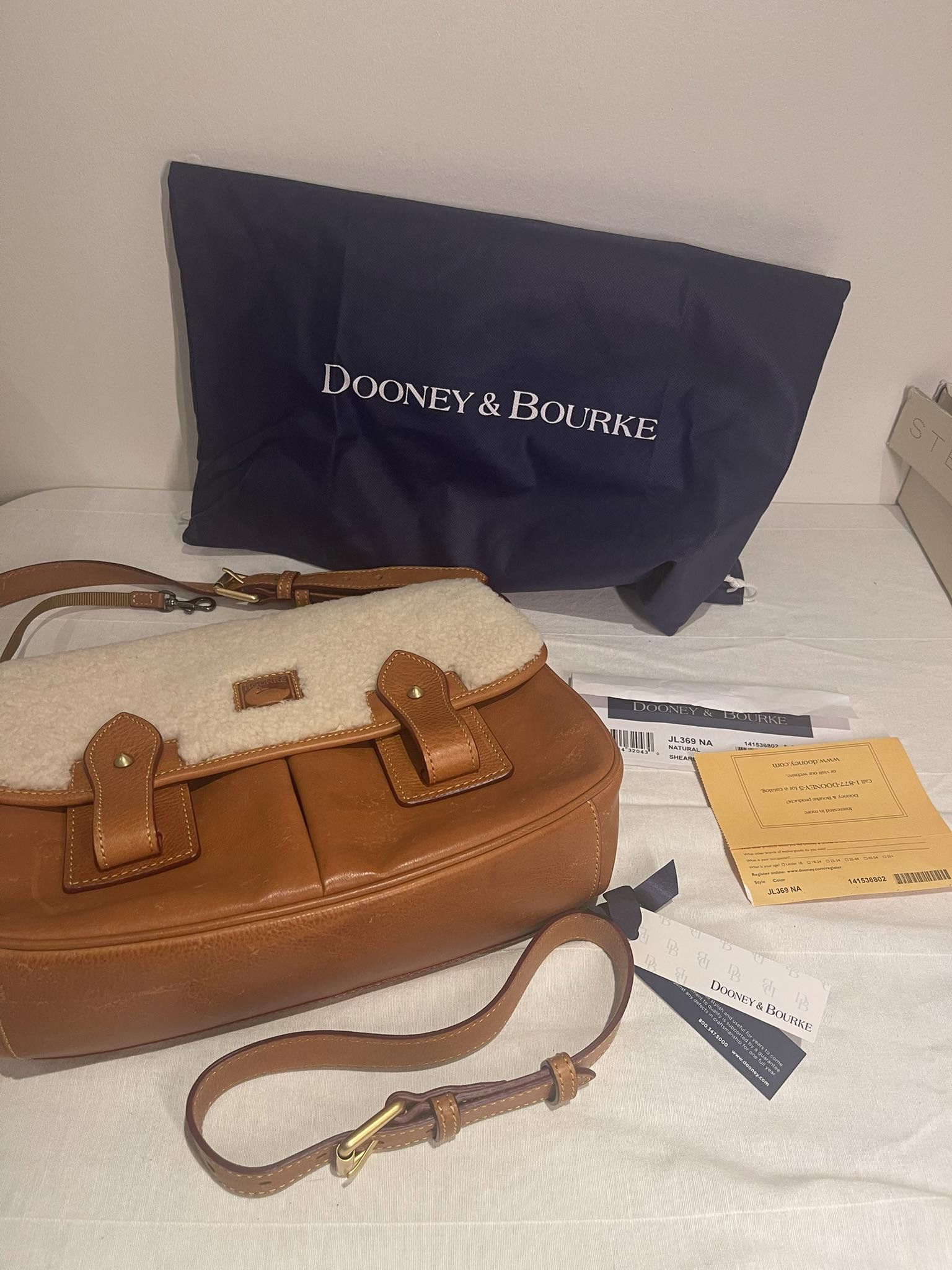 Dooney & Bourke Dooney & Bourke Shearling Saddlebag Size ONE SIZE - 1 Thumbnail