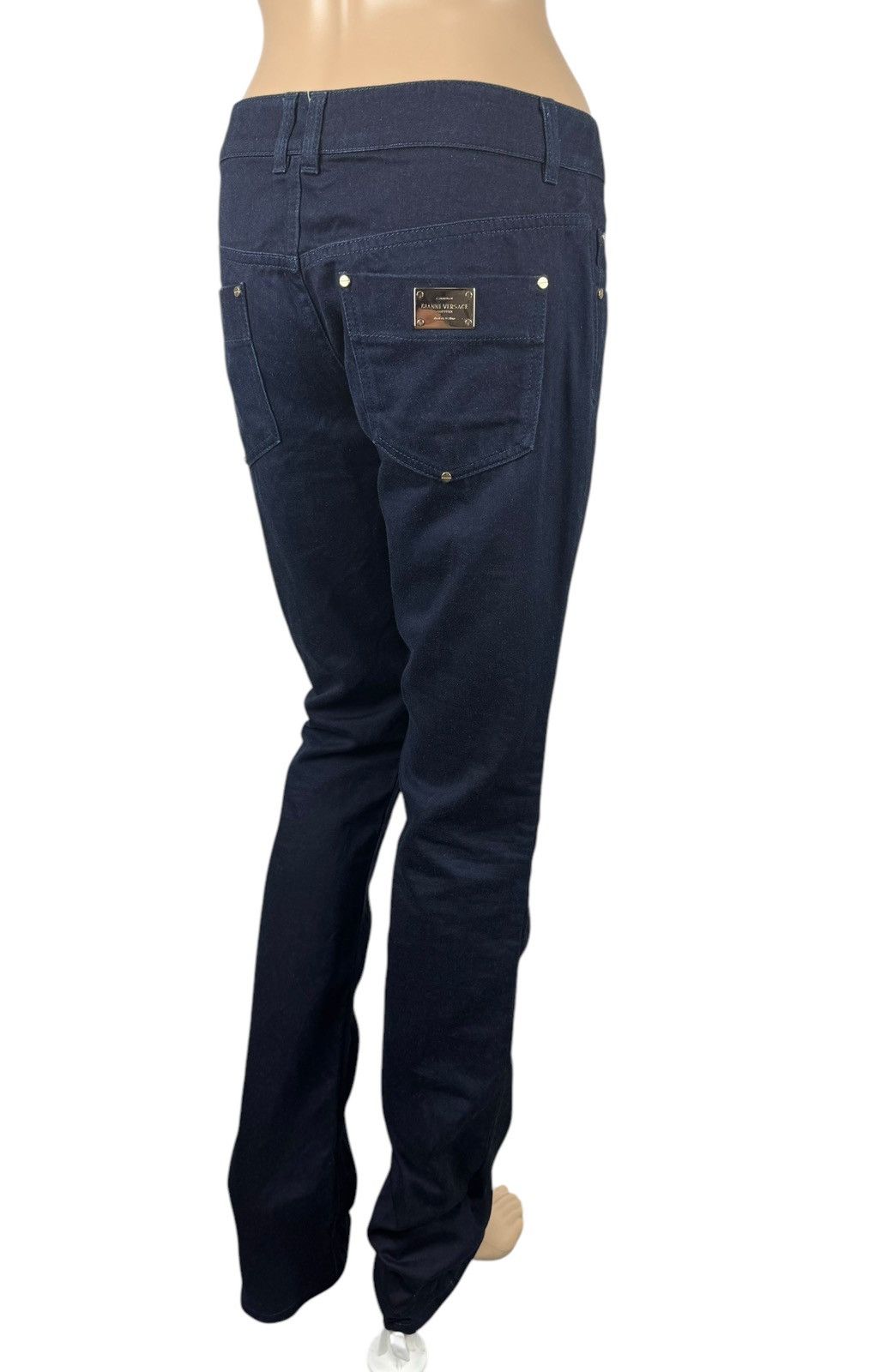 Versace Gianni Versace Couture Dark Blue Jeans Bootcut size 27 Size 27" / US 4 / IT 40 - 1 Thumbnail