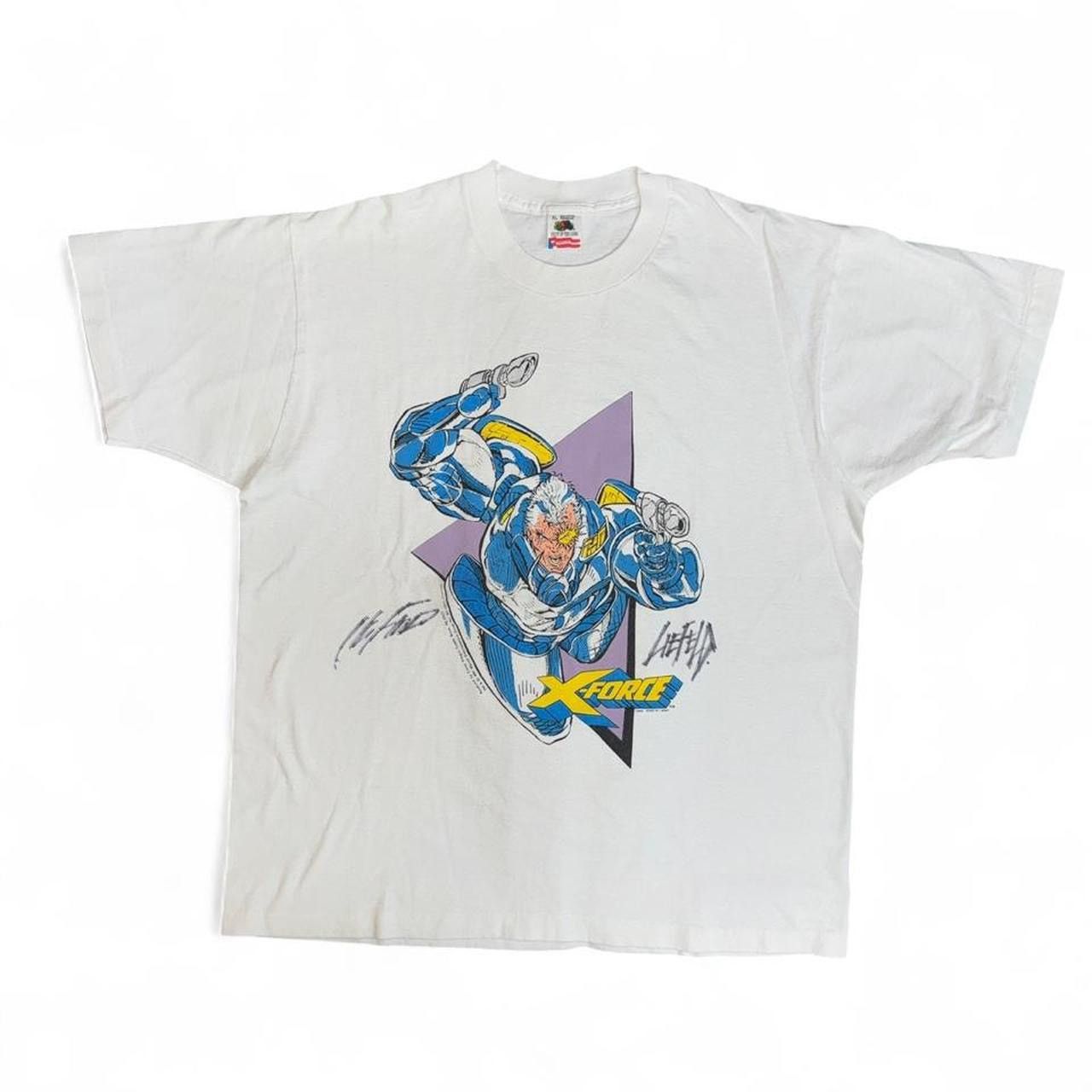 Fruit Of The Loom Vintage 1991 Marvel X-Force Cable t-shirt Size XL Size US XL / EU 56 / 4 - 1 Thumbnail