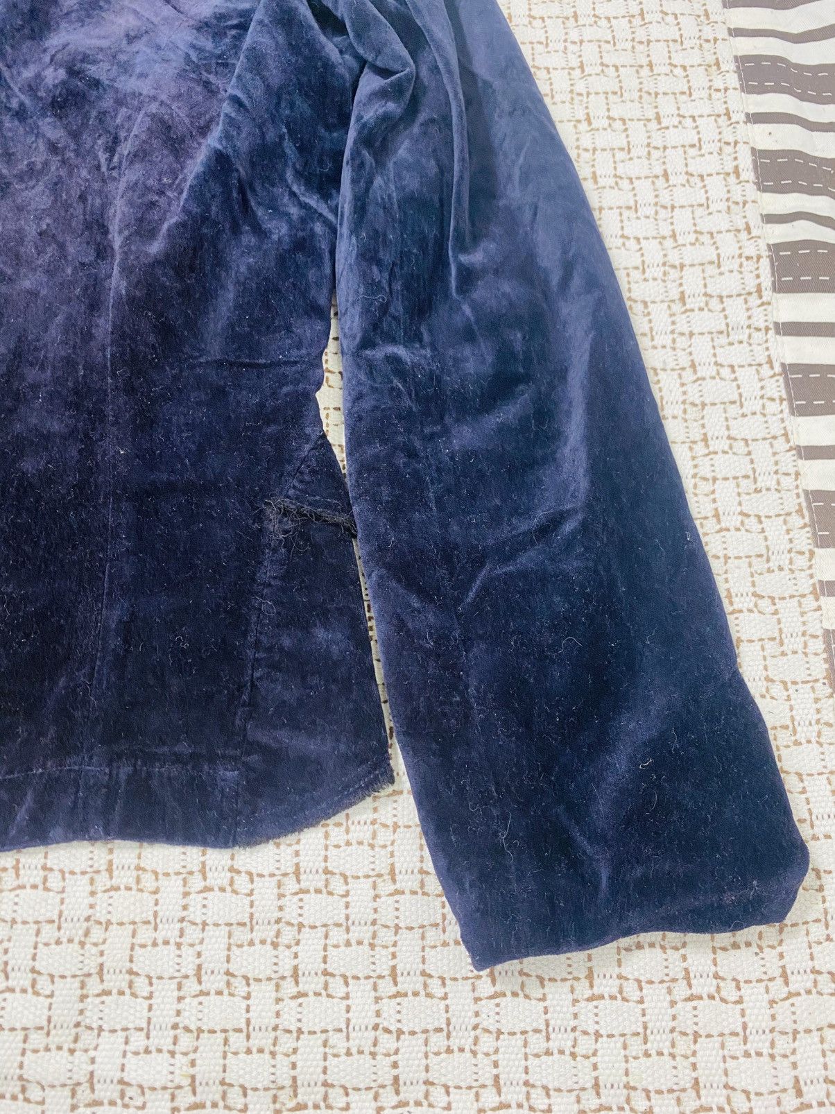 Robe de Chambre Comme des Garcons Velvet Button Up Jacket