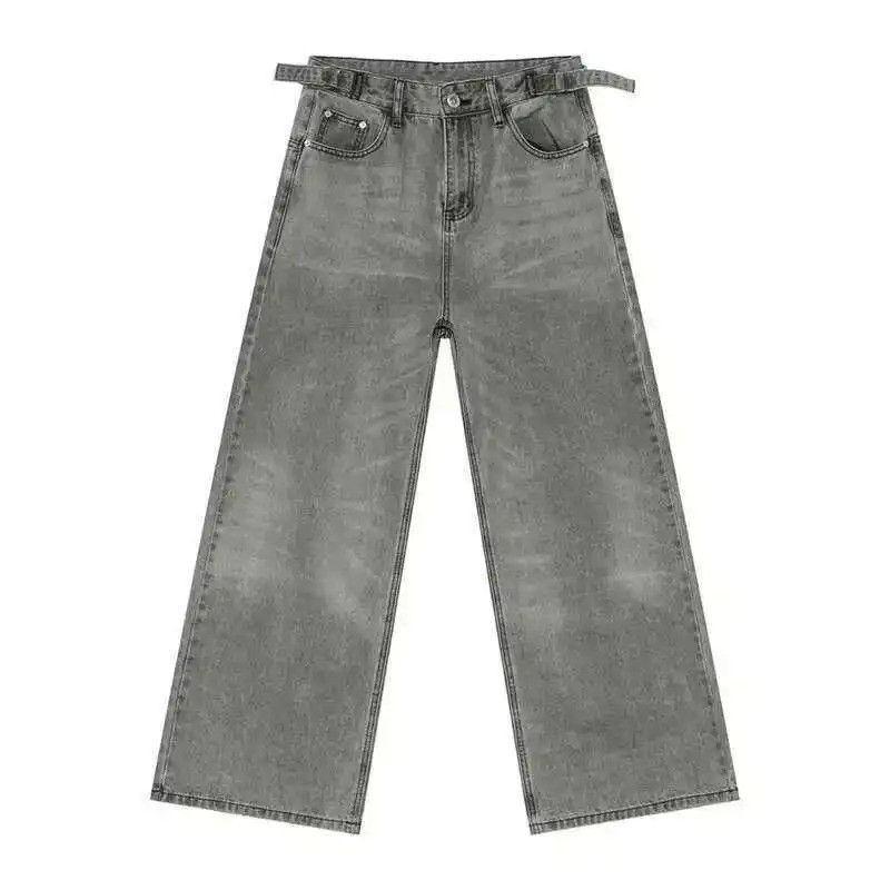 Jean Vintage Straight Loose Wide Leg Street Jeans Size US 32 / EU 48 - 6 Thumbnail