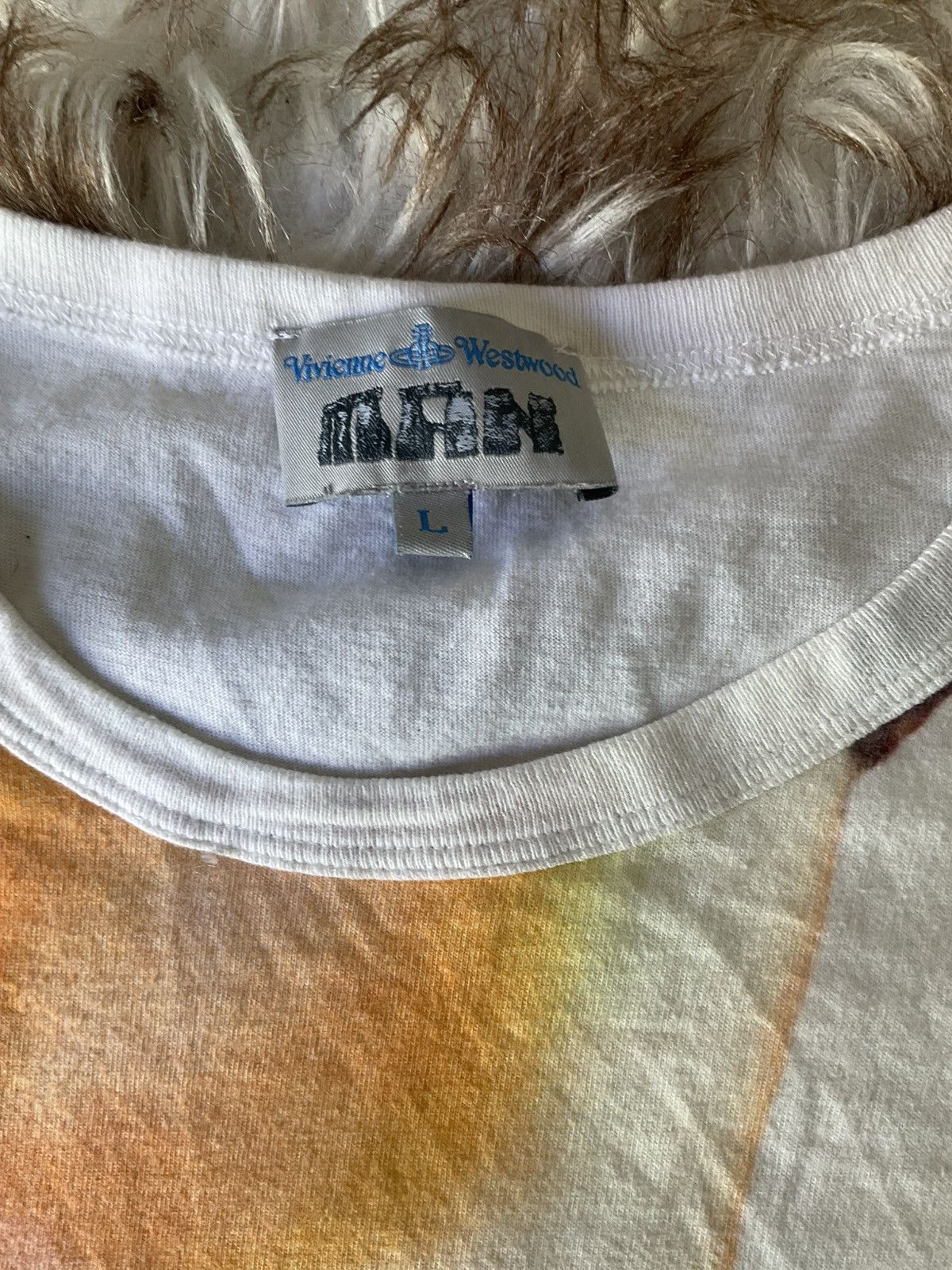 Vivienne Westwood Vintage Vivienne Westwood Kiss Me.. White T-shirt Size US L / EU 52-54 / 3 - 2 Thumbnail