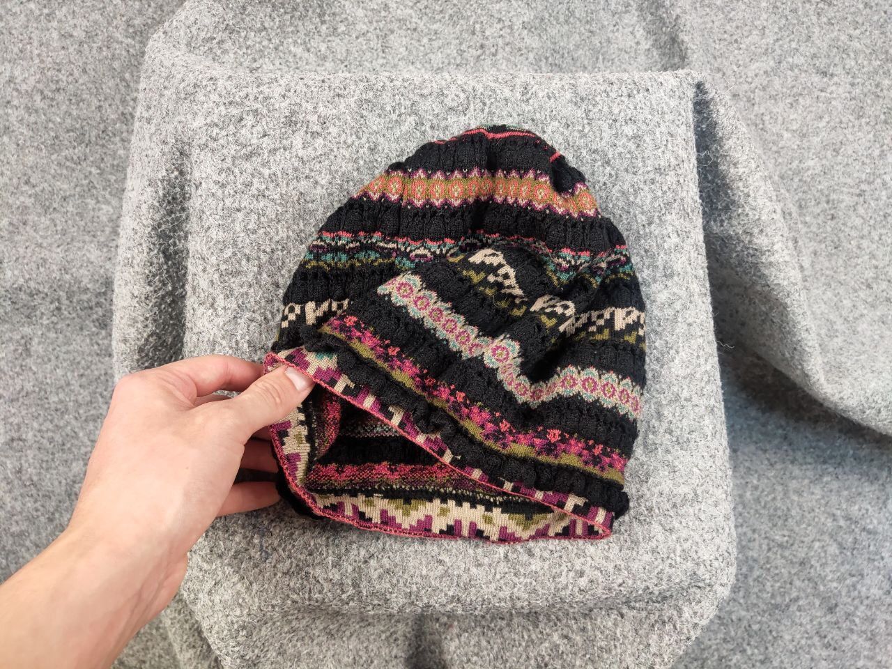 Other Ivko Merino Wool Knit Multicolor Pattern Hat Cap Size ONE SIZE - 9 Thumbnail