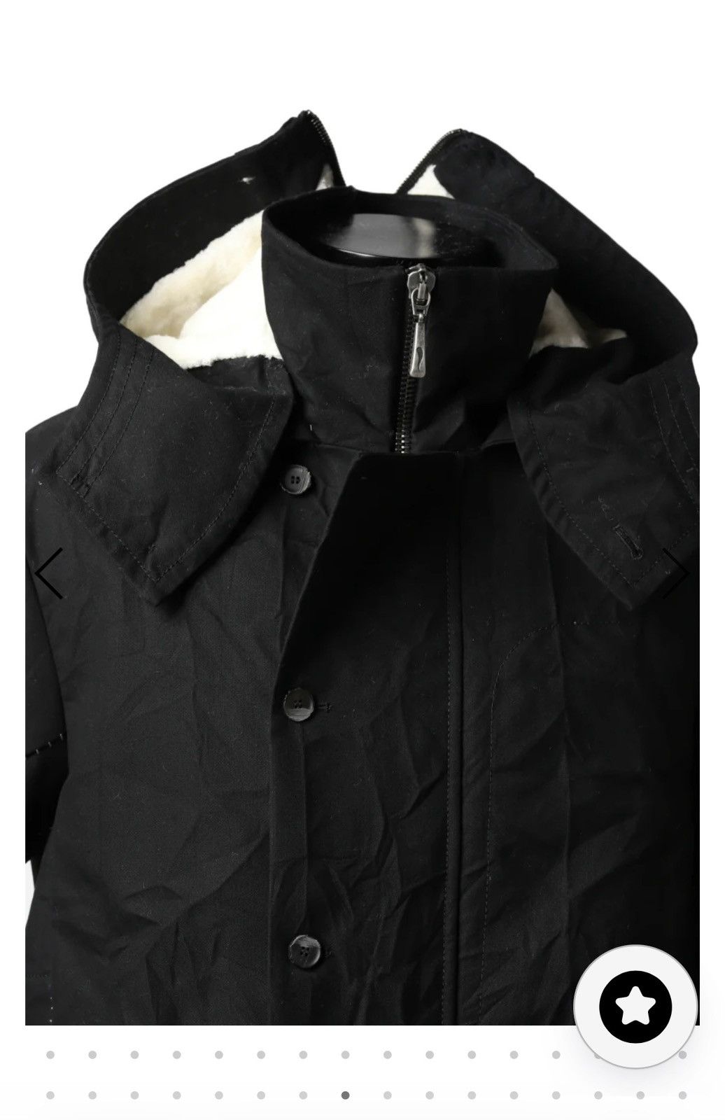 Masnada masnada MILITARY HOODIE LONG PARKA COAT with BOA LINNER Size US M / EU 48-50 / 2 - 10 Thumbnail