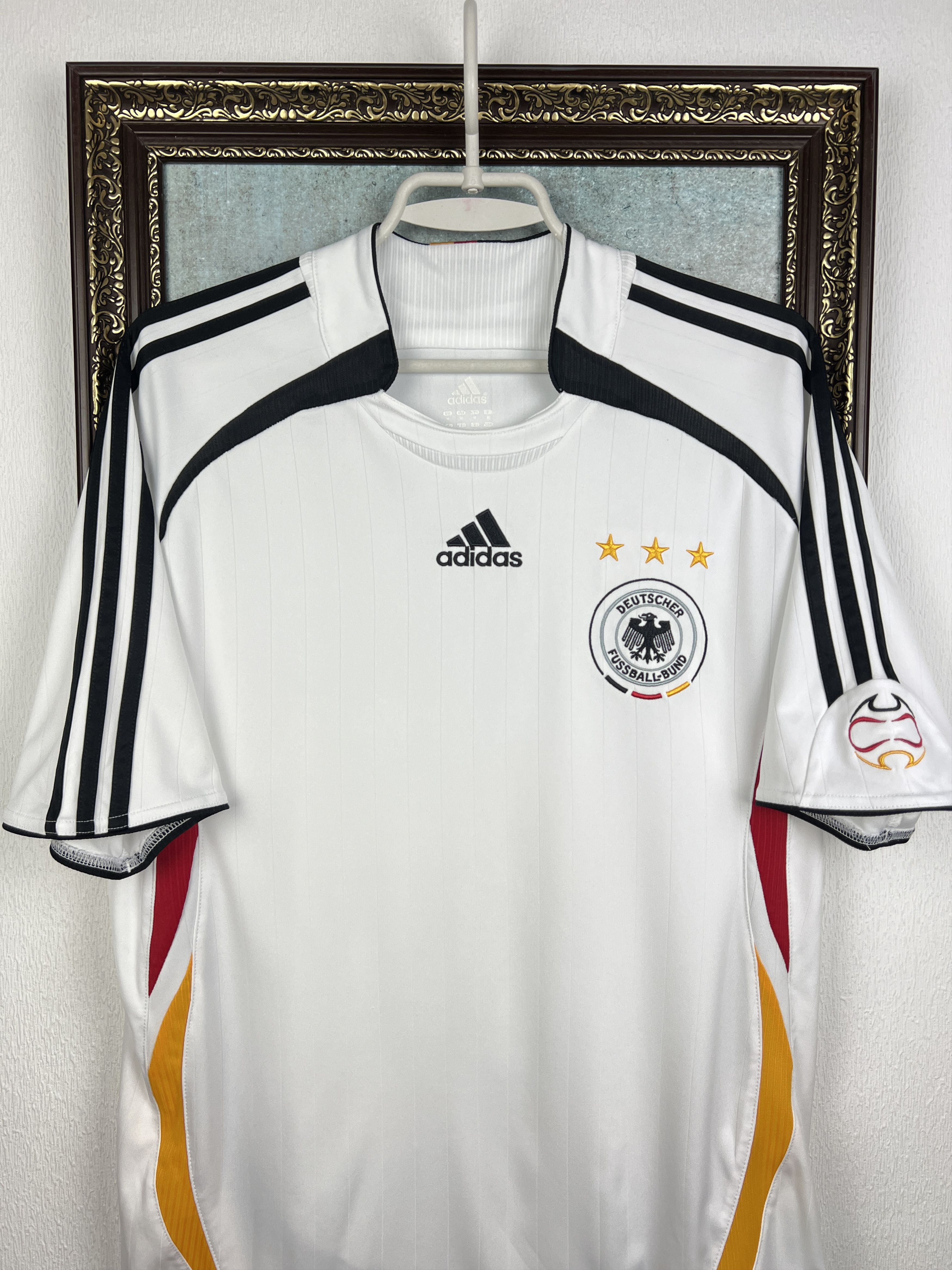 Adidas Germany Home football shirt 2005 Soccer Jersey Trikot Rare Size US M / EU 48-50 / 2 - 2 Thumbnail