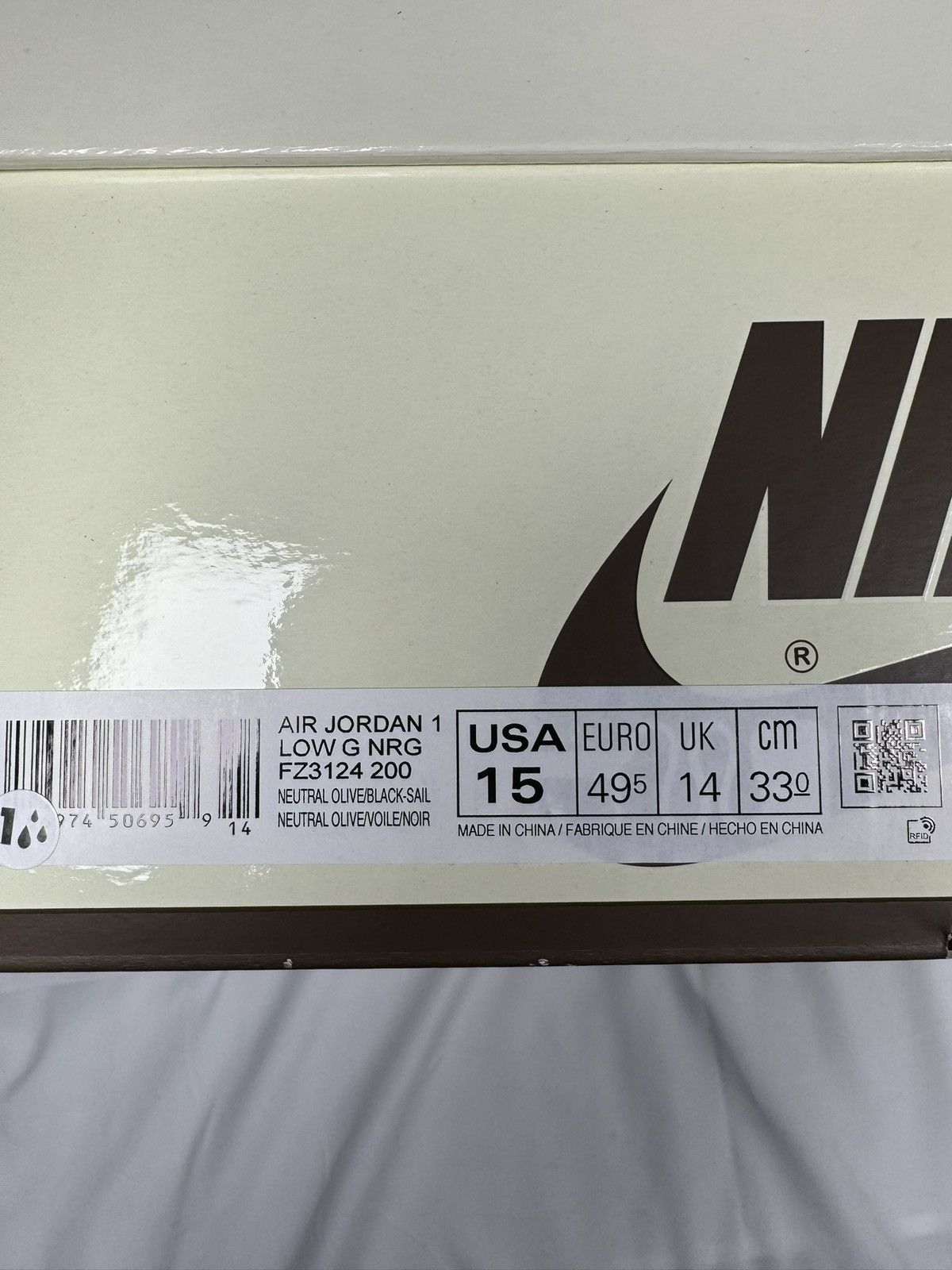 Nike Nike Air Jordan 1 Low Golf x Travis Scott Olive FZ3124 Size US 15 / EU 48 - 24 Thumbnail
