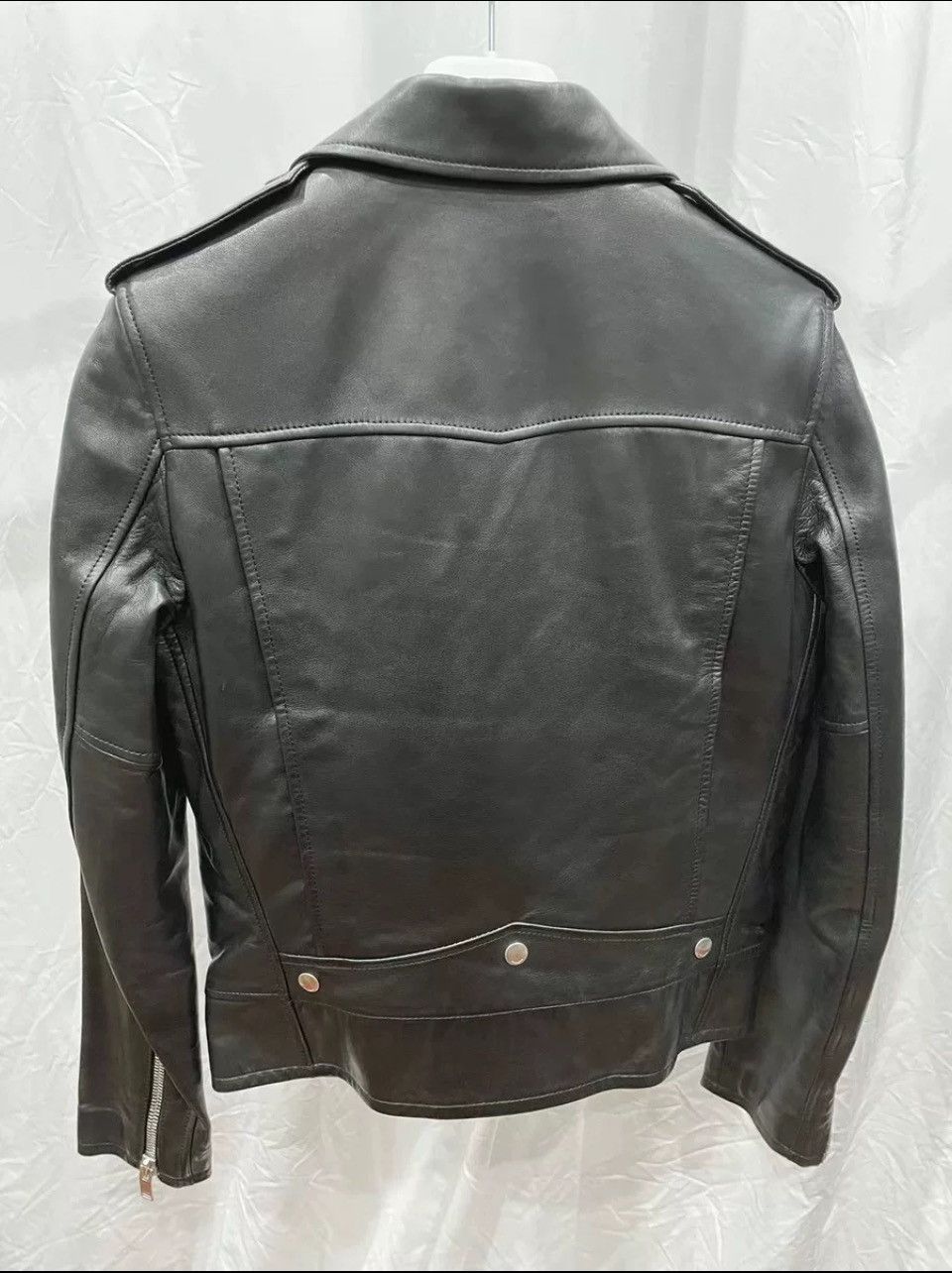 Saint Laurent Paris Saint Laurent Paris Sheepskin motorcycle leather jacket Size US S / EU 44-46 / 1 - 2 Thumbnail
