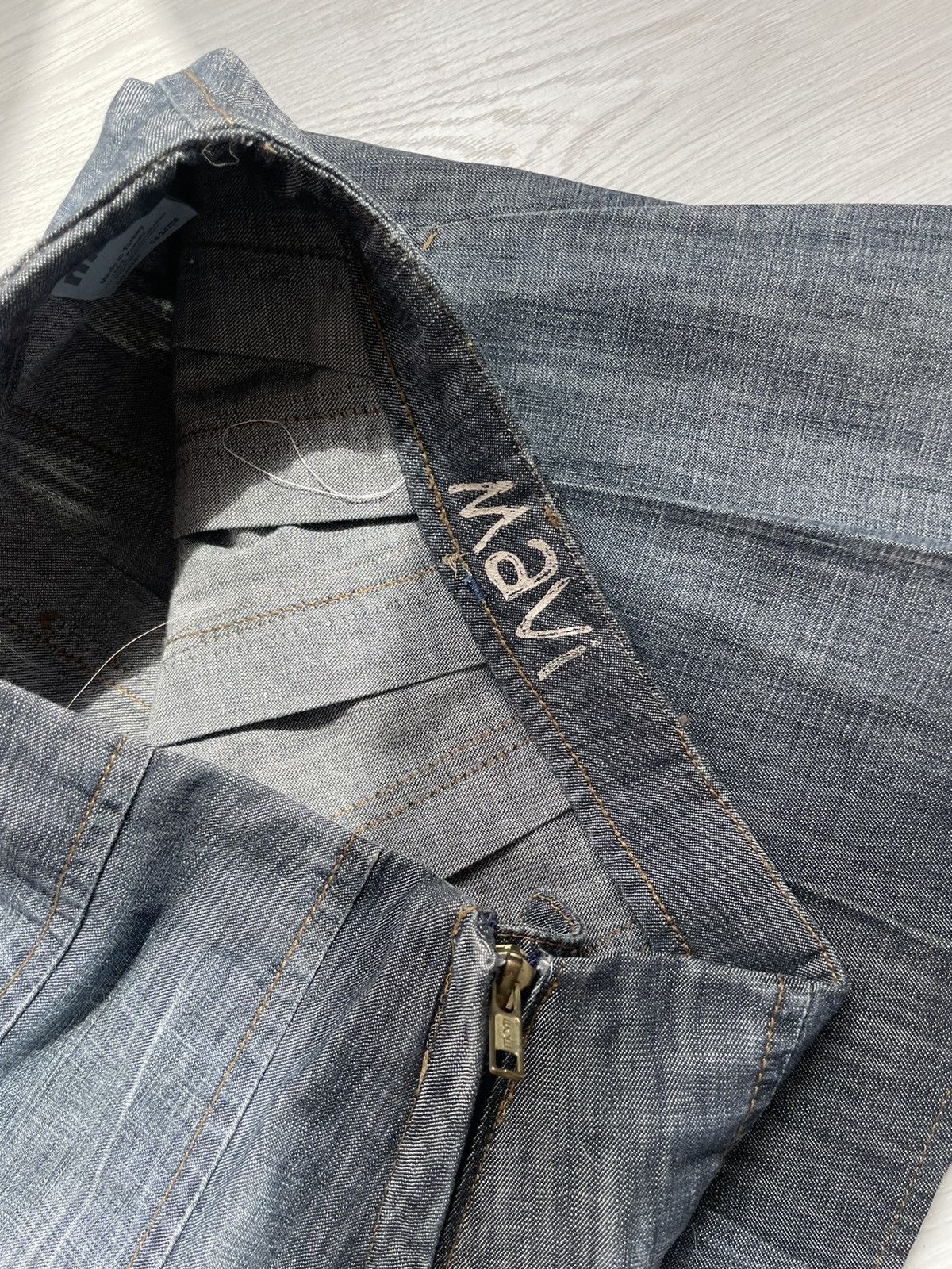 Vintage Denim skirt Size 25" / US 0 / IT 36 - 12 Thumbnail