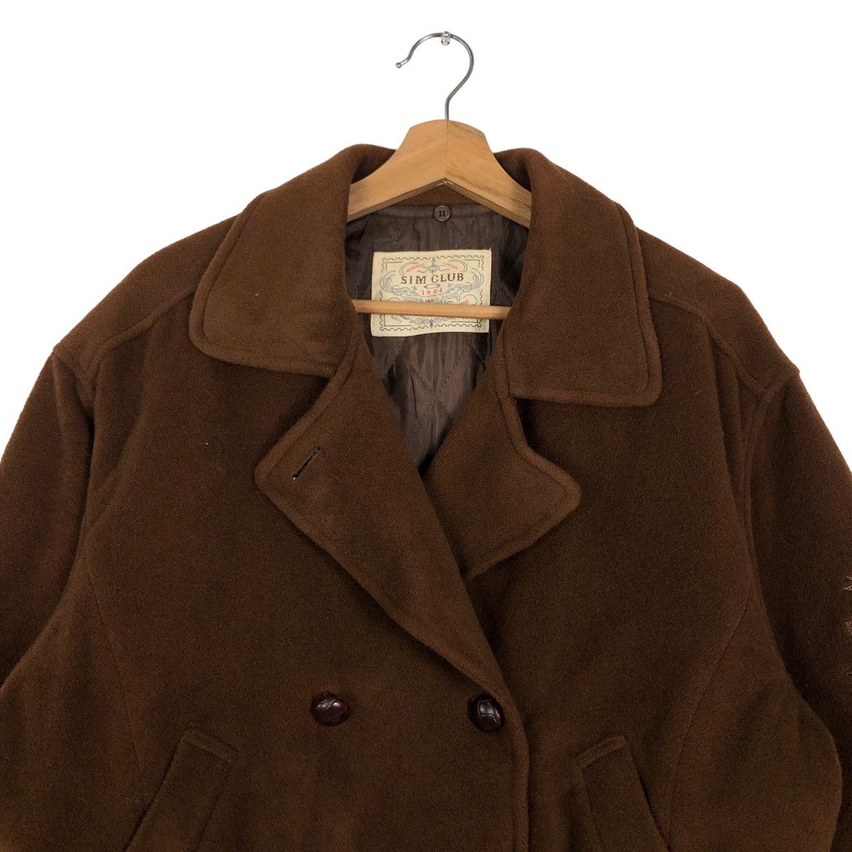 Japanese Brand 🔥Vintage Wool Bomber Jacket Sim Club 1994 Issey Miyake Size US M / EU 48-50 / 2 - 2 Thumbnail