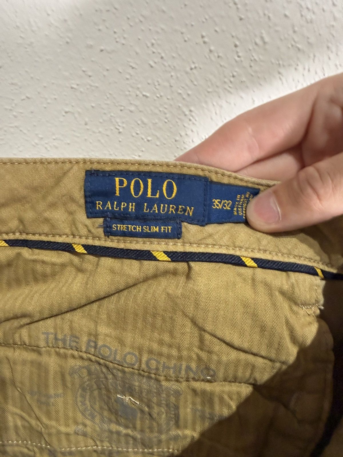 Polo Ralph Lauren Polo Ralph Lauren Stretch Slim Fit Pants Size US 35 - 4 Thumbnail