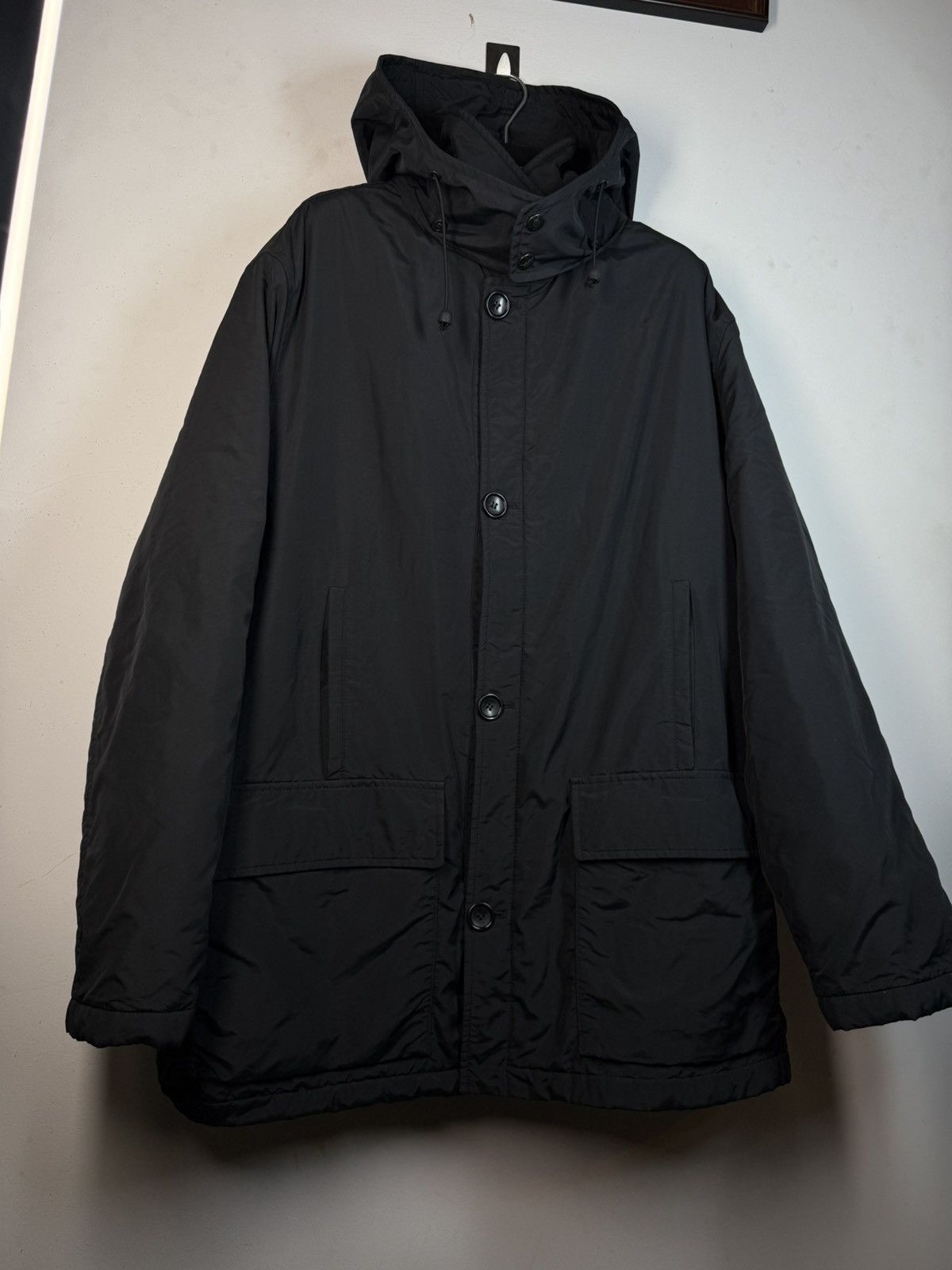 Yves Saint Laurent Winter Black YSL Jacket Parka Warm YSL Parka Size US XL / EU 56 / 4 - 22 Thumbnail