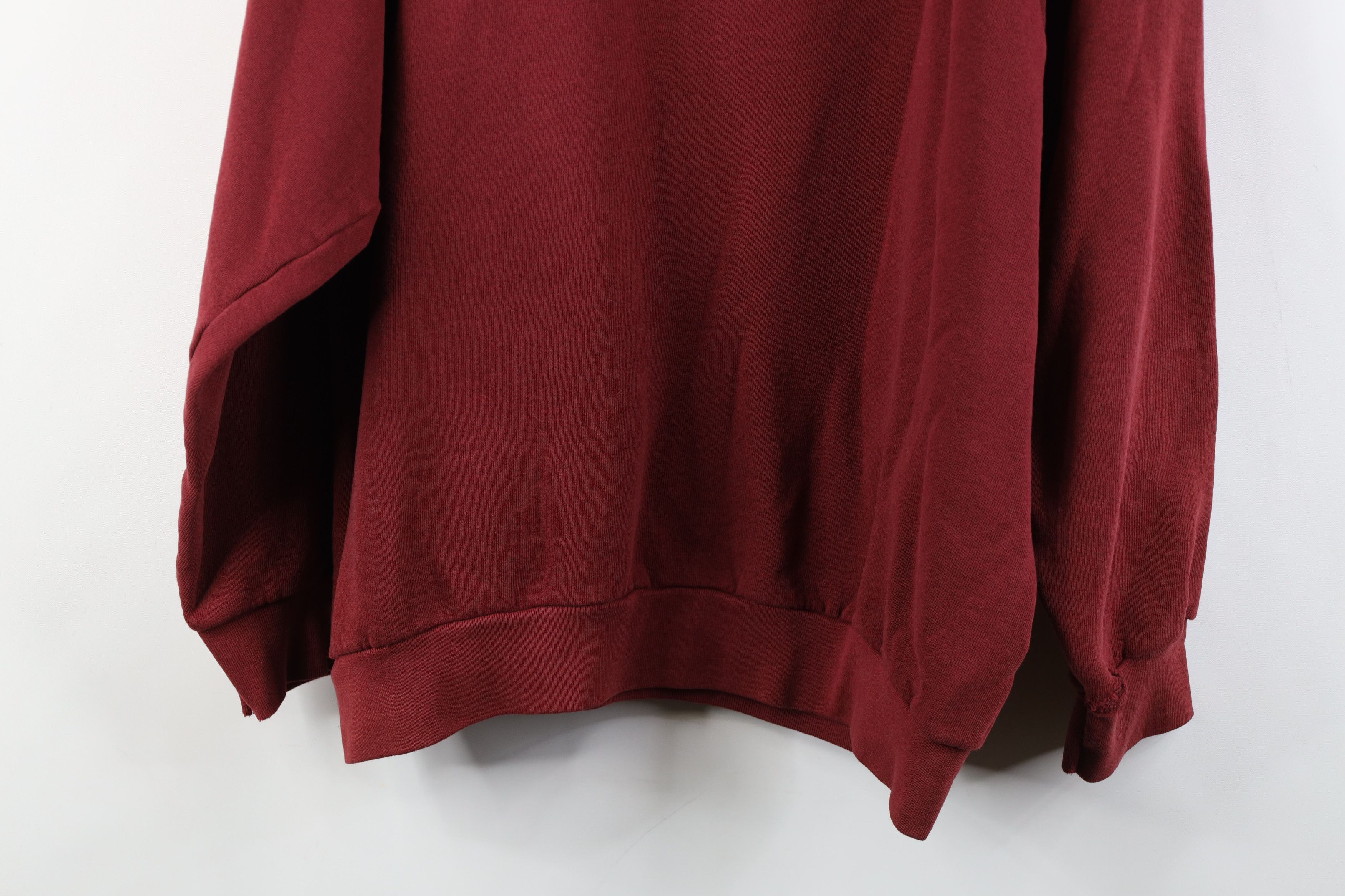 Vintage Vintage 70s 80s Streetwear Raglan Crewneck Sweatshirt Red Size US XL / EU 56 / 4 - 14 Thumbnail