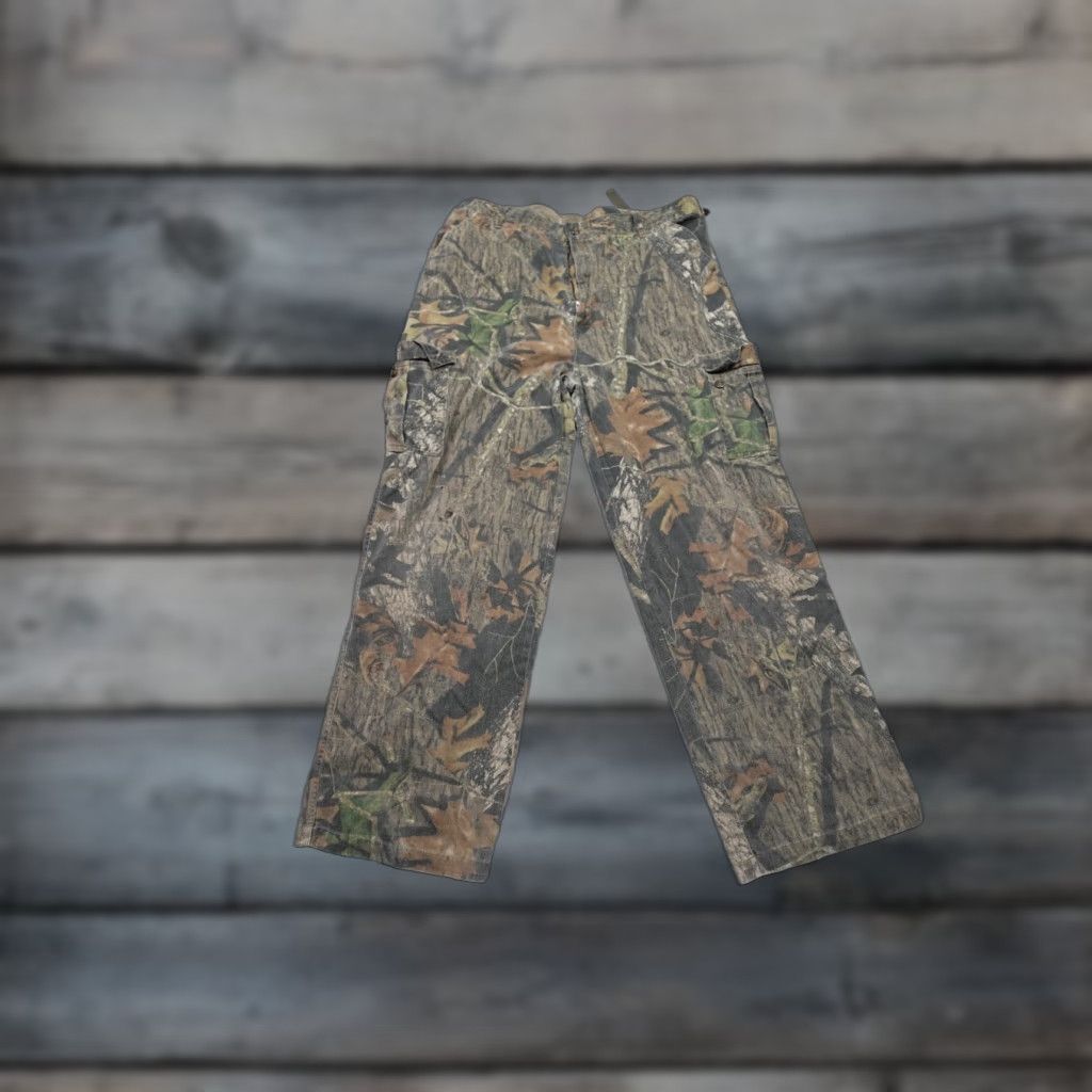 Vintage Vintage Mossy Oak Pants Mens XL Brown Cargo Outdoors 5-Pocket Design Straight Relaxed Wool? Polyester? Size US 36 / EU 52 - 1 Thumbnail