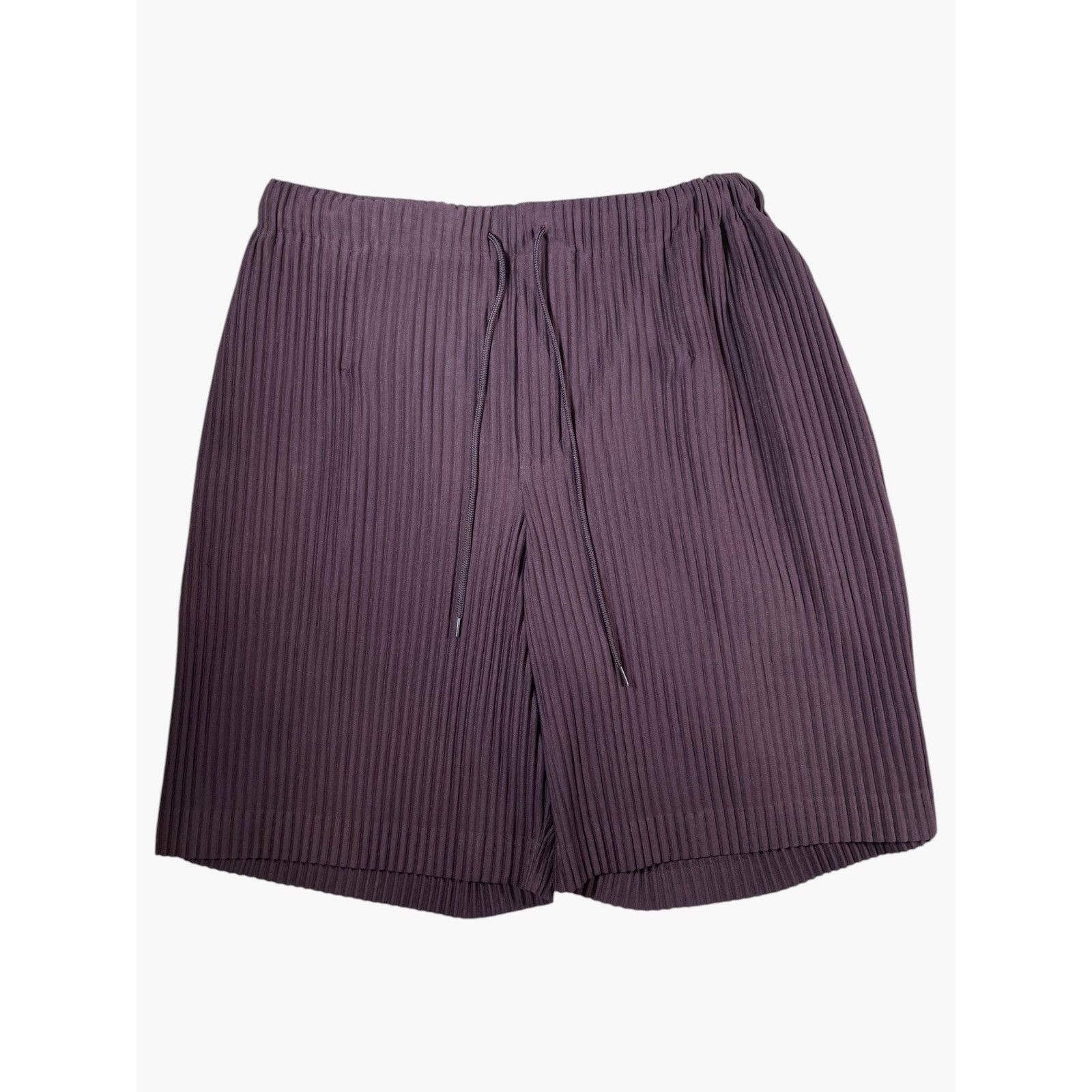Issey Miyake Issey Miyake Pleated Purple Shorts Size US 36 / EU 52 - 1 Thumbnail