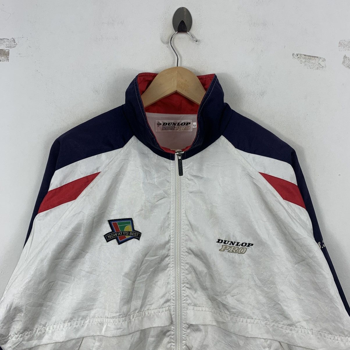 Dunlop Vintage TOYO TENNIS TEAM By Dunlop Windbreaker Light Jacket Size US L / EU 52-54 / 3 - 2 Thumbnail