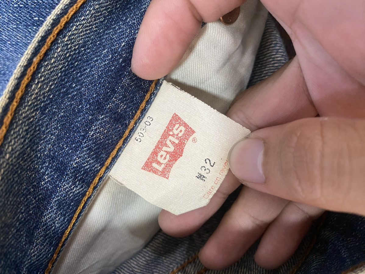 Levi's Vintage Levi's 503 Distressed Pant Jeans Size US 32 / EU 48 - 6 Thumbnail