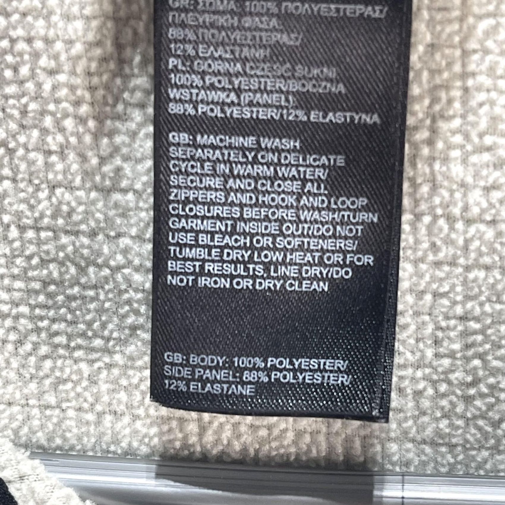 The North Face The North Face Sweater Mens Large Beige Black Quarter Zip Fleece Waffle Pullover Size US L / EU 52-54 / 3 - 7 Thumbnail