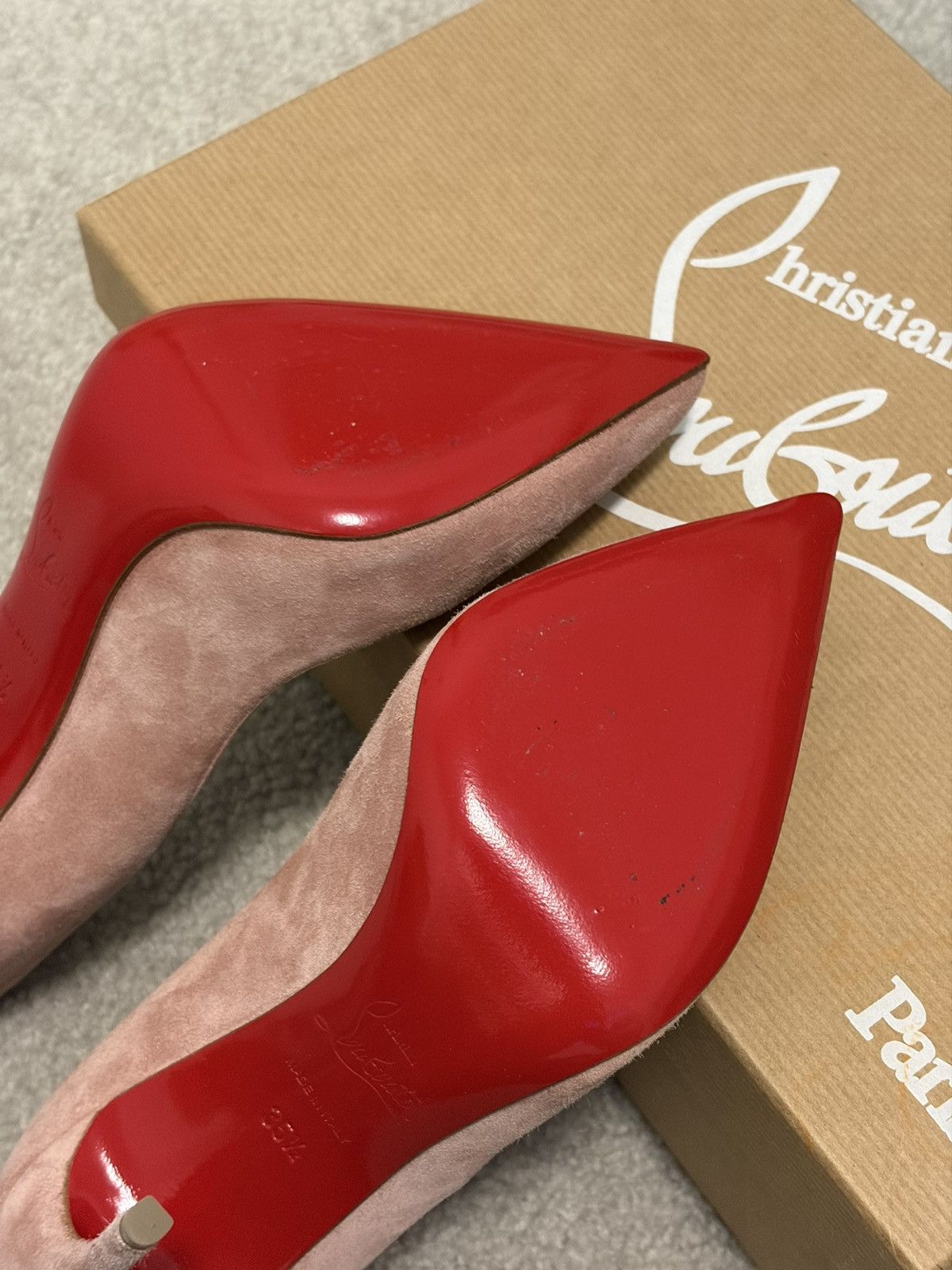 Pigalle Follies 100 Veau Velours Heels