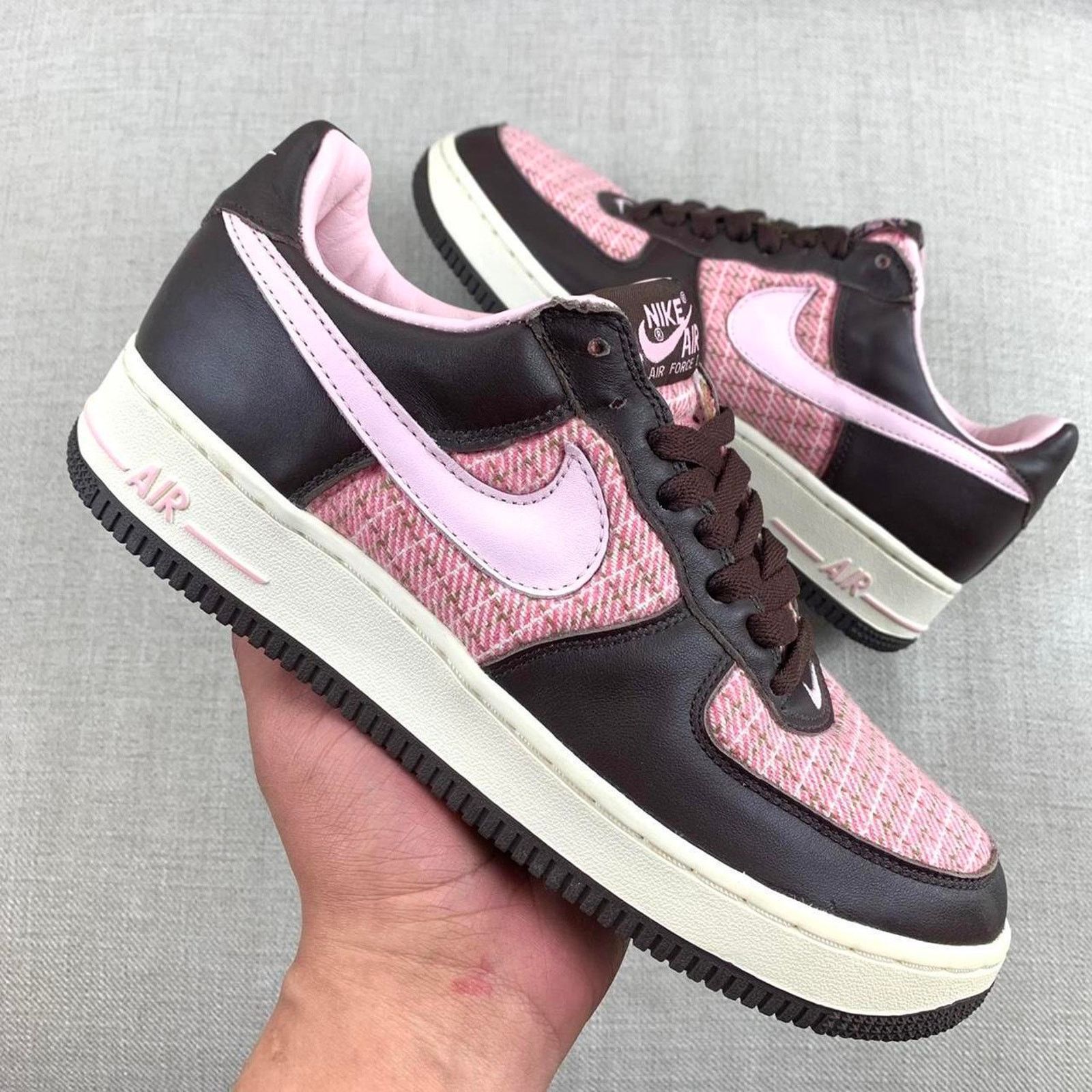 Nike 2005 Nike Air Force 1 Low "Pink Ice Mocha" Size US 9.5 / IT 39.5 - 1 Thumbnail