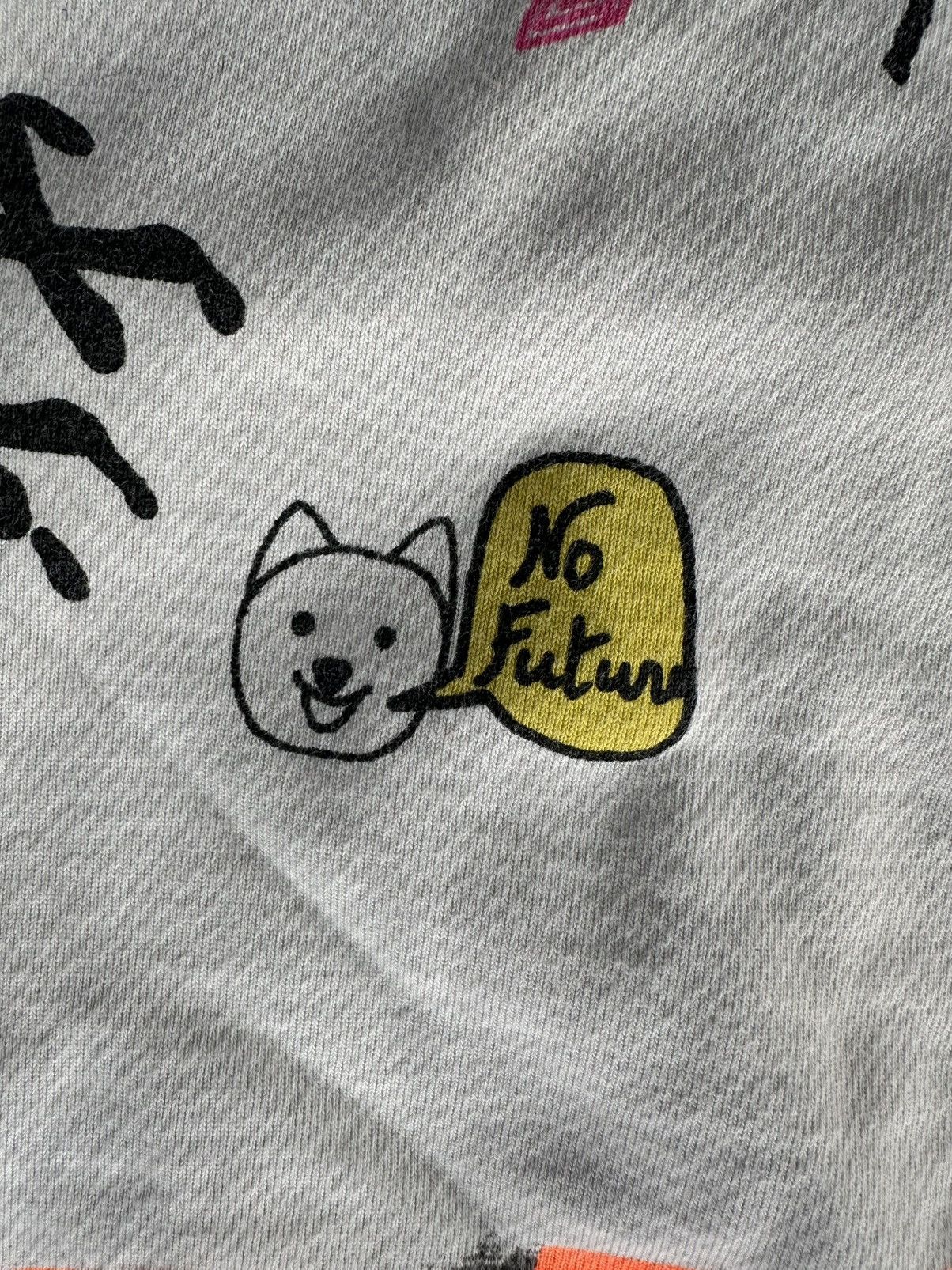 Japanese Brand × Polo Ralph Lauren R13 Graffiti Oversized Crewneck White Sweater Size Large Size L / US 10 / IT 46 - 4 Thumbnail