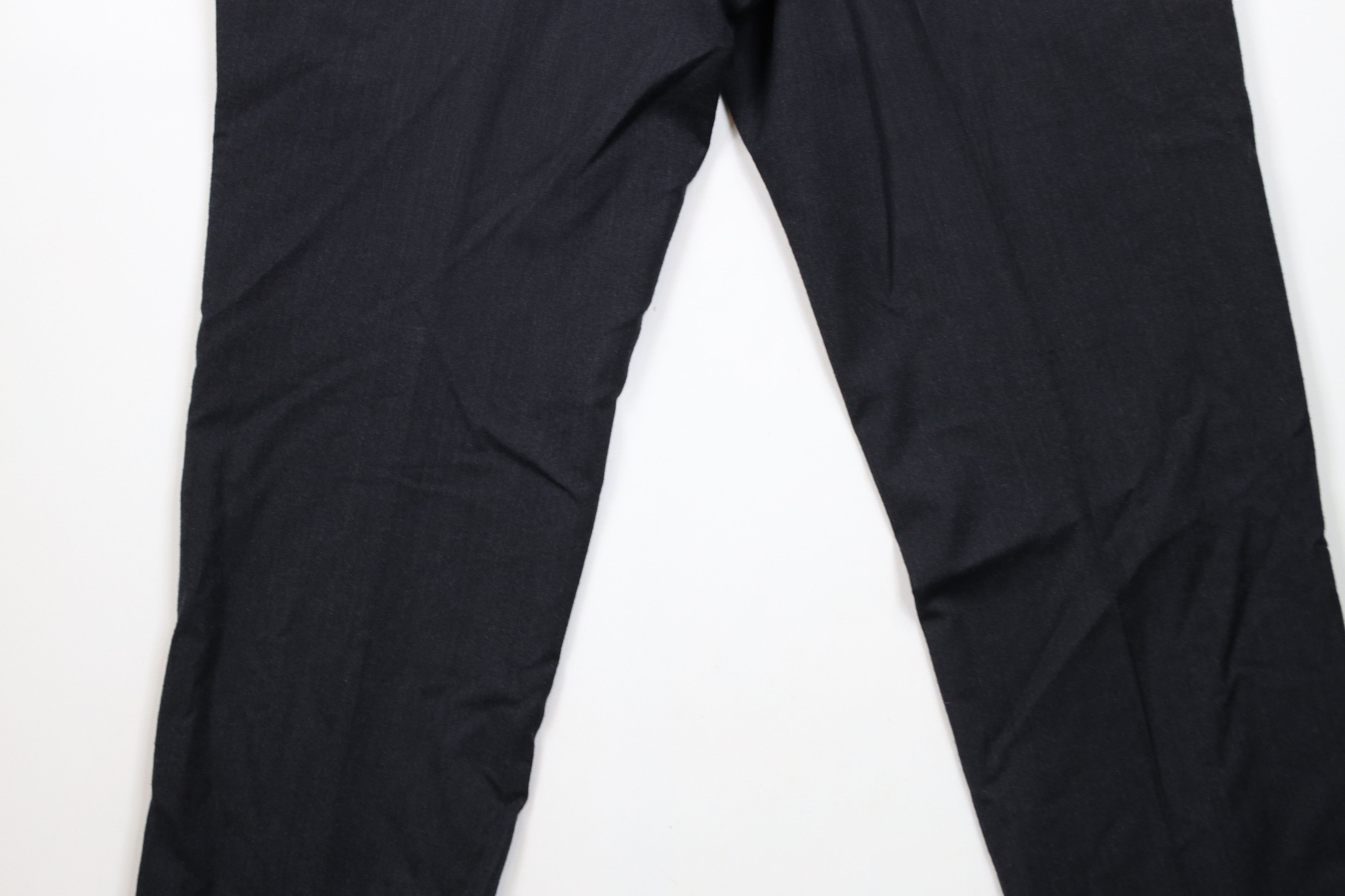 Ralph Lauren × Vintage Vintage Ralph Lauren Wool Wide Leg Chino Pants Charcoal Gray Size US 38 / EU 54 - 9 Thumbnail