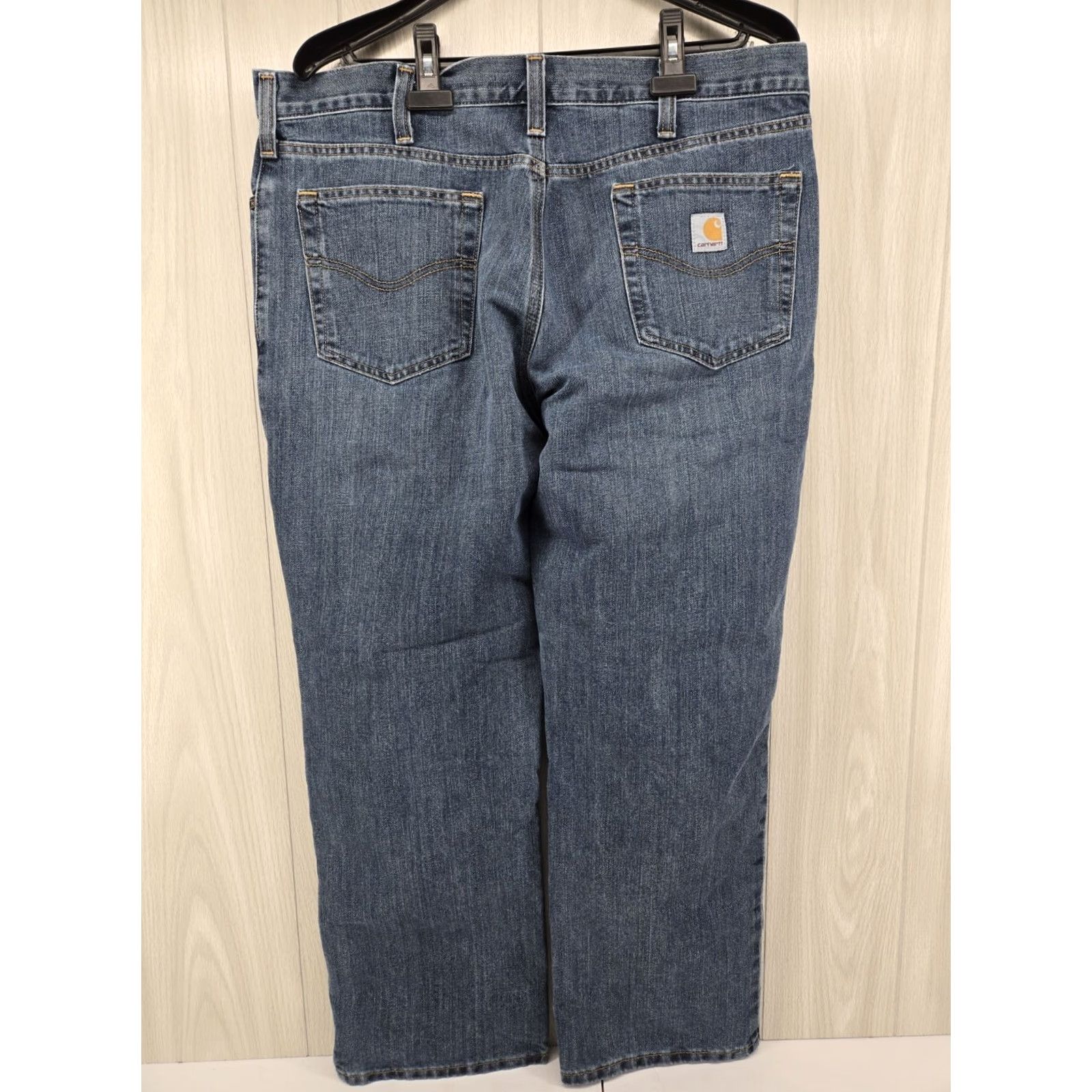 Carhartt Carhartt Denim Jeans Relaxed Fit 101483-980 Mens 38x30 Blue 5-Pocket Denim Jeans Mens Jeans Regular 38x30 Size US 38 / EU 54 - 6 Thumbnail