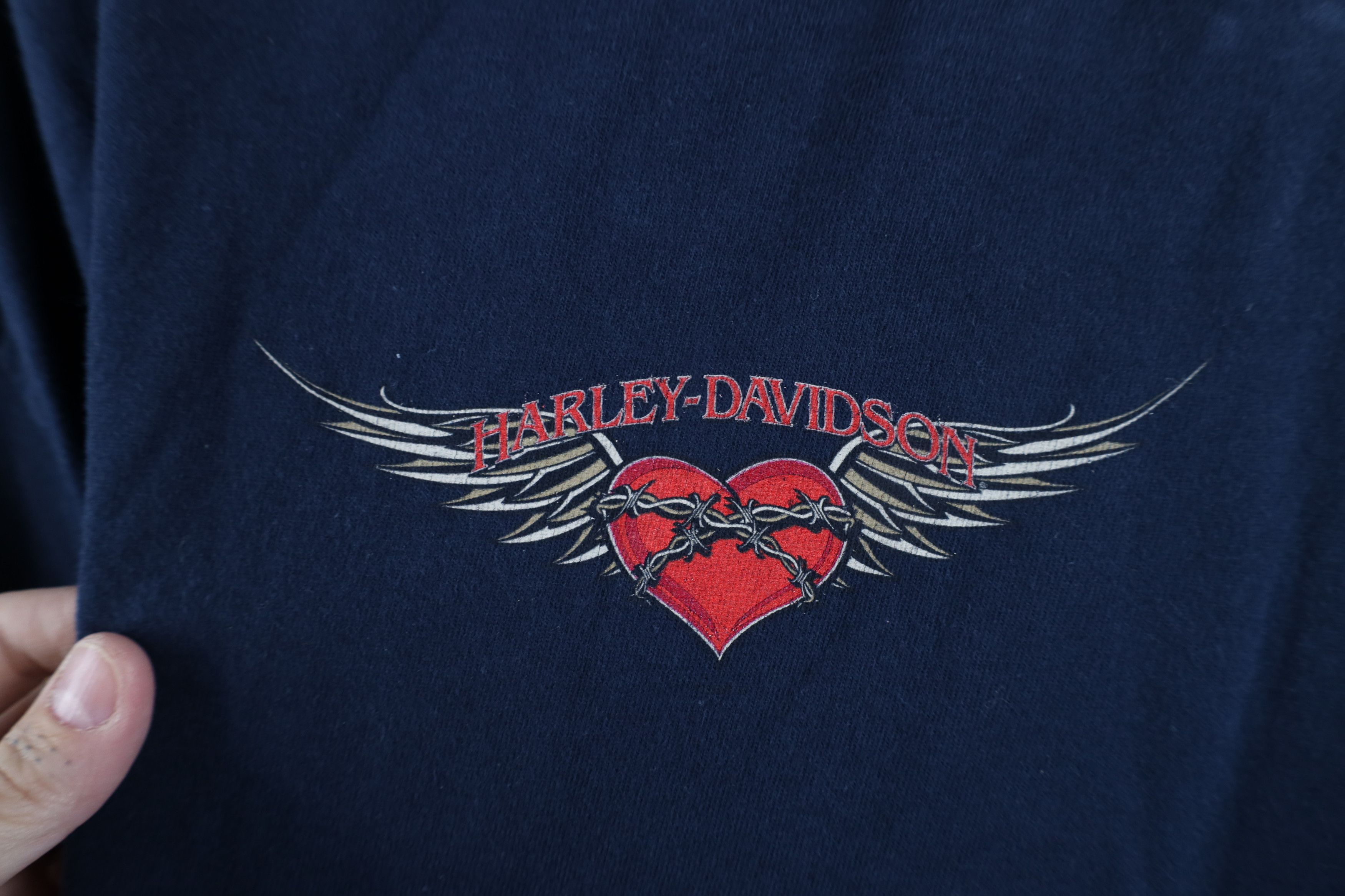 Harley Davidson × Vintage Vintage Y2K 2003 Harley Davidson Long Sleeve T-Shirt USA Size XL / US 12-14 / IT 48-50 - 7 Thumbnail
