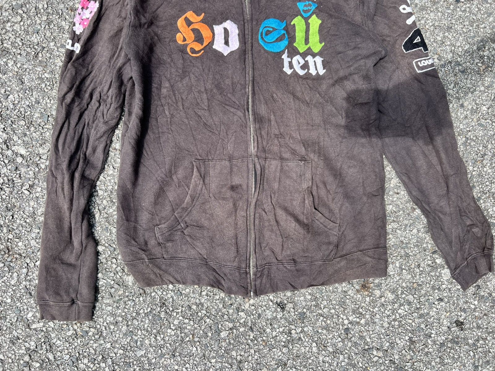 Designer × Japanese Brand Hosu ATPD Sun Faded Hoodie Size S / US 4 / IT 40 - 2 Thumbnail