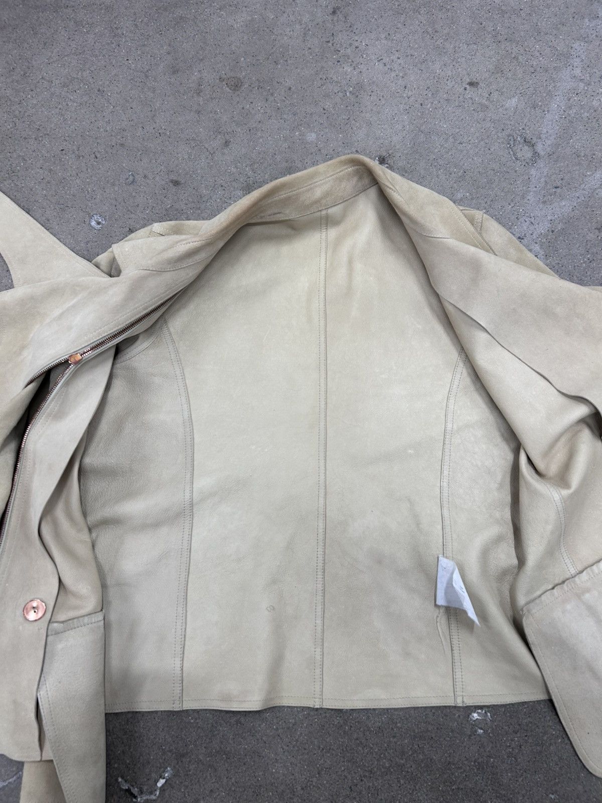 Alexander Wang Alexander Wangs Deconstructed Suede Leather Bikerjacket Size L / US 10 / IT 46 - 8 Thumbnail